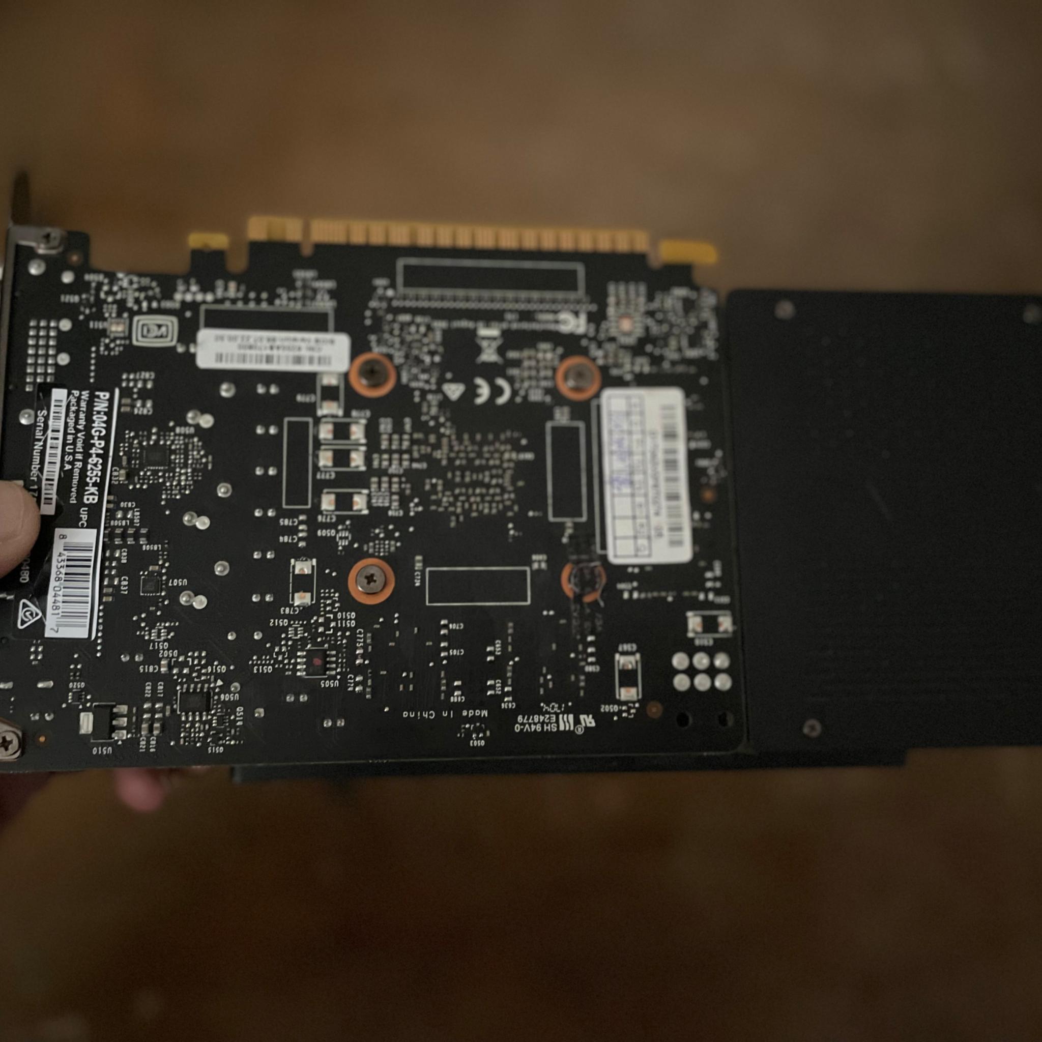EVGA GTX 1050 Ti 4GB