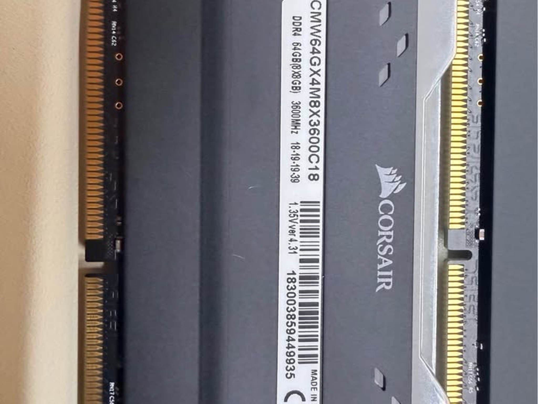 Corsair Vengeance RGB Pro 32GB 4x8GB DDR4-3600 Memory Kit