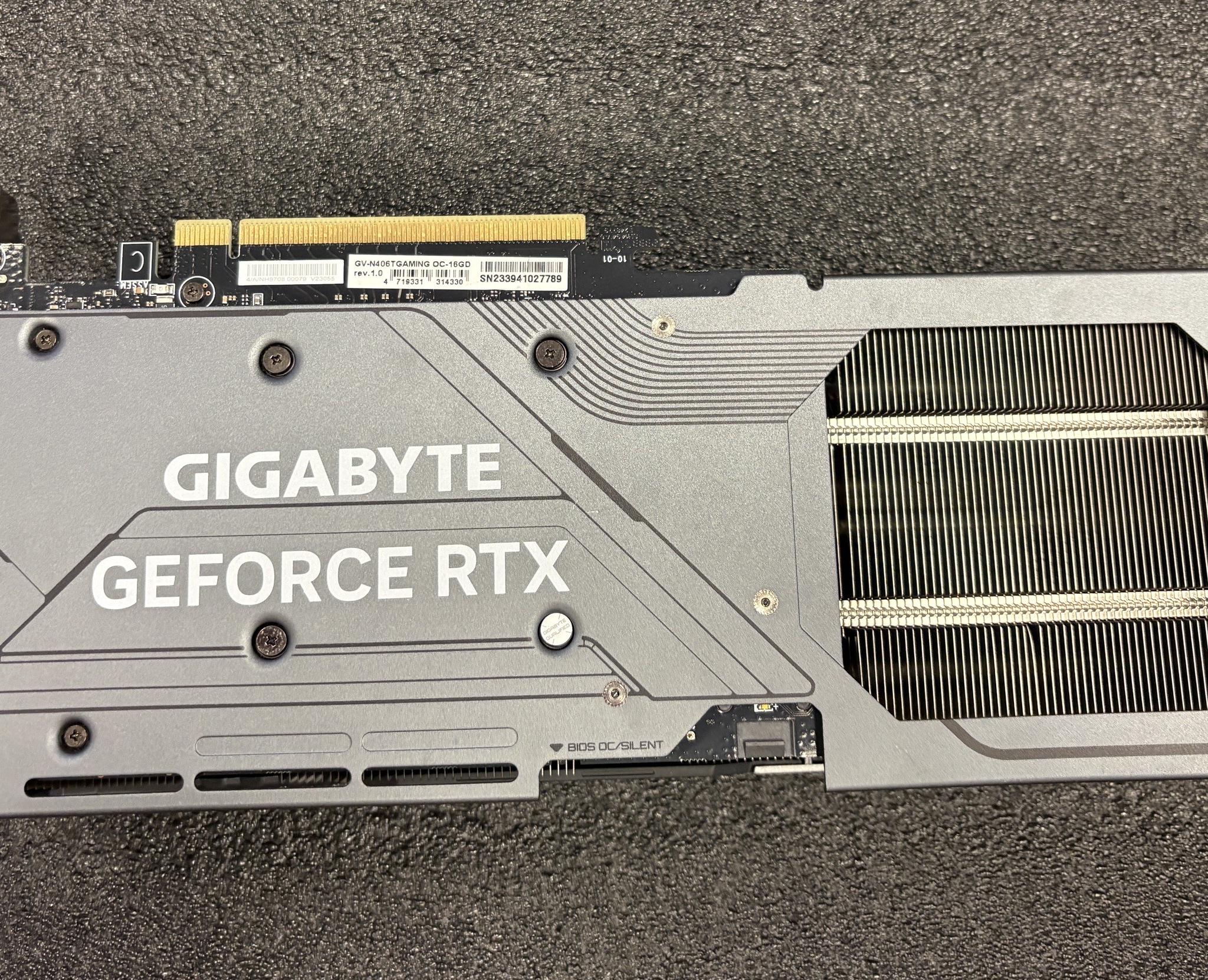 GIGABYTE GeForce RTX 4060Ti GAMING OC 16G-USED
