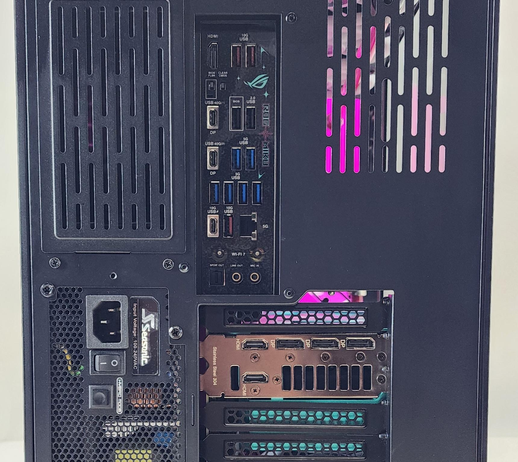 Gaming PC Ryzen 7 9800X3D 32GB RAM 2TB SSD RTX 5080 16GB Windows 11 Computer