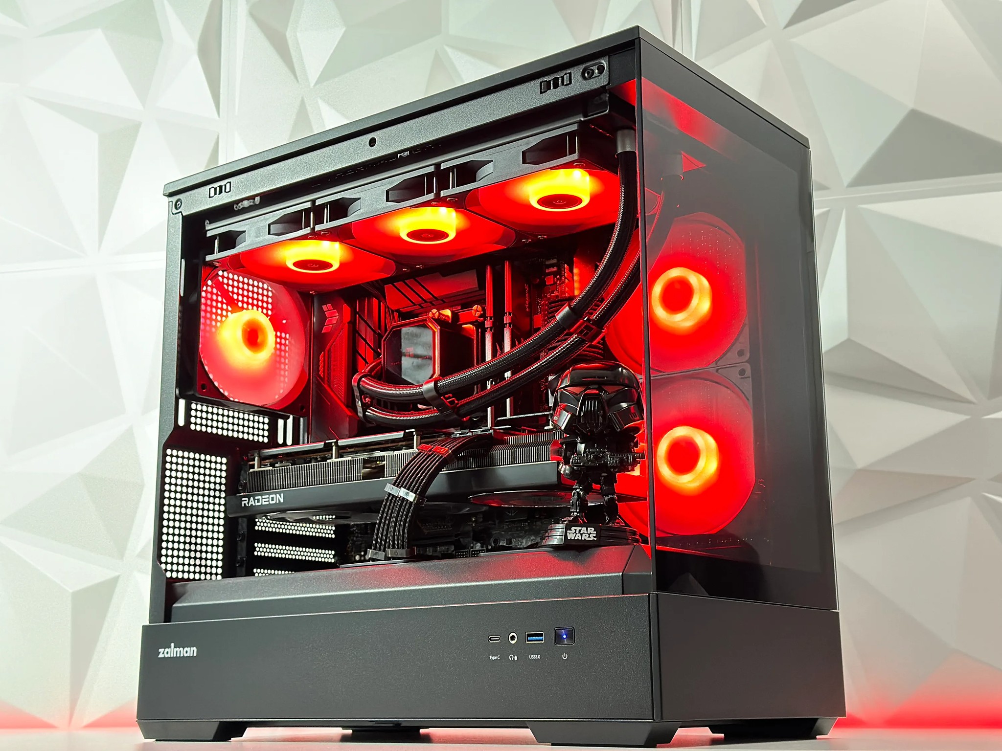🌌🔫Dark Trooper||Liquid Cooled Gaming PC 🌌AMD RX 7800 XT 16GB🌌Intel 12600KF🌌32GB DDR4🌌1TB SSD