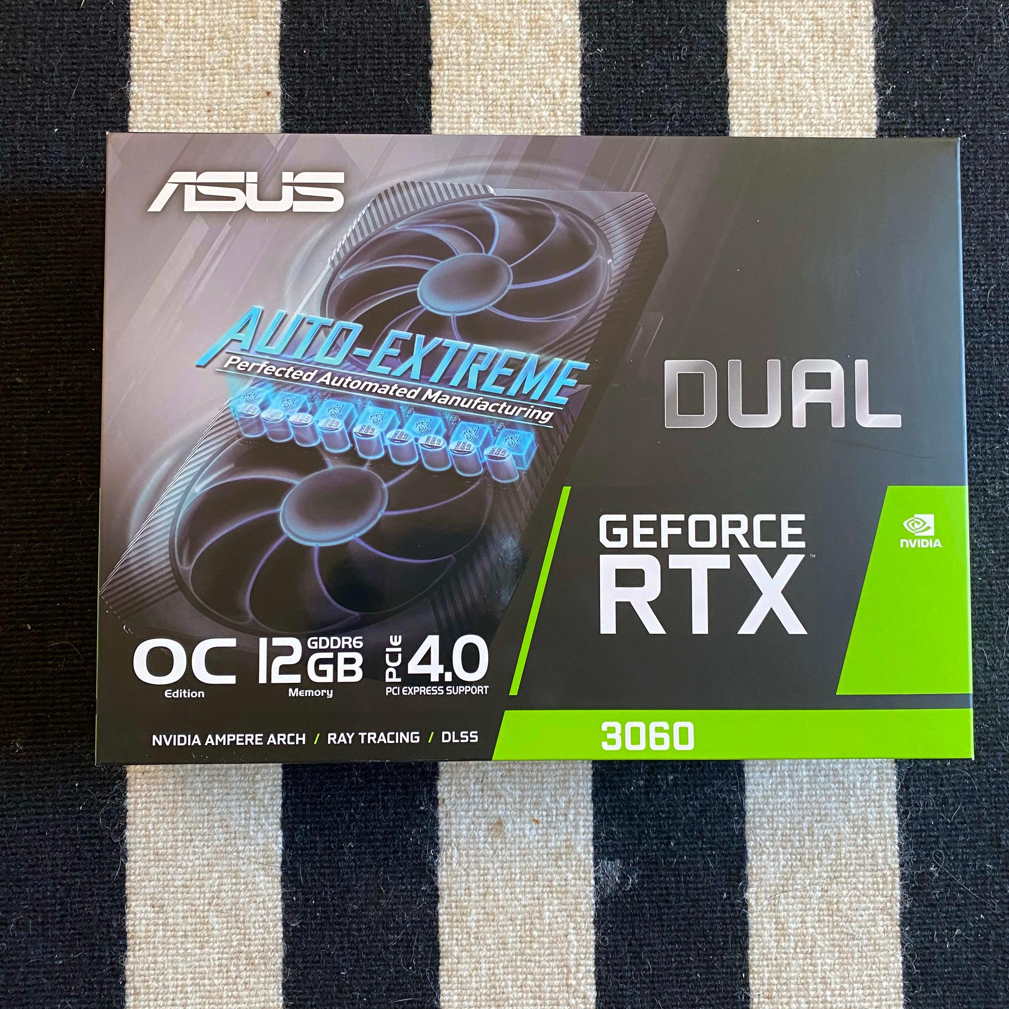 ASUS NVIDIA GeForce RTX 3060 12GB GDDR6 Graphic Card ( DUAL-RTX3060-O12G-V2)