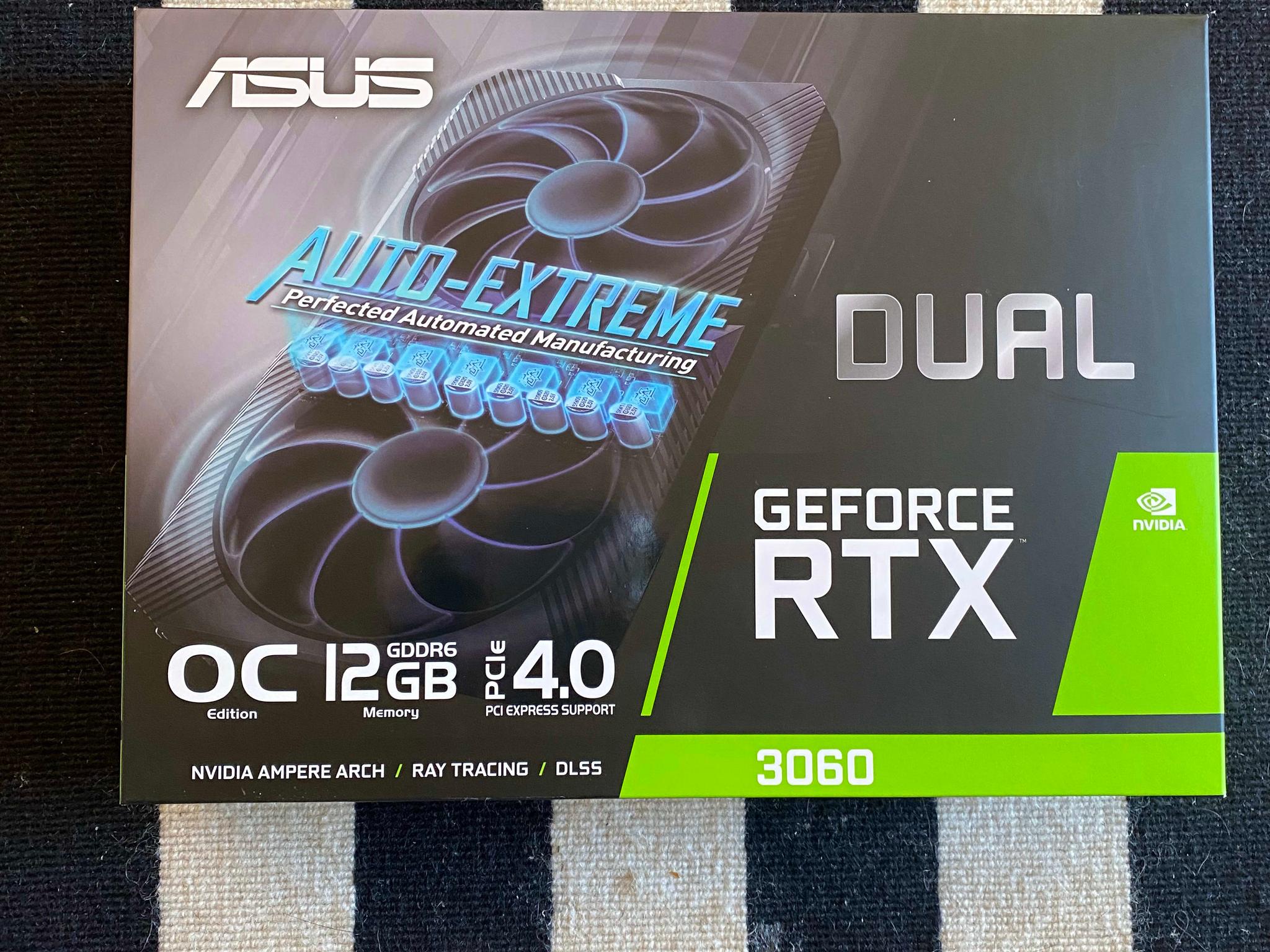 ASUS NVIDIA GeForce RTX 3060 12GB GDDR6 Graphic Card ( DUAL-RTX3060-O12G-V2)