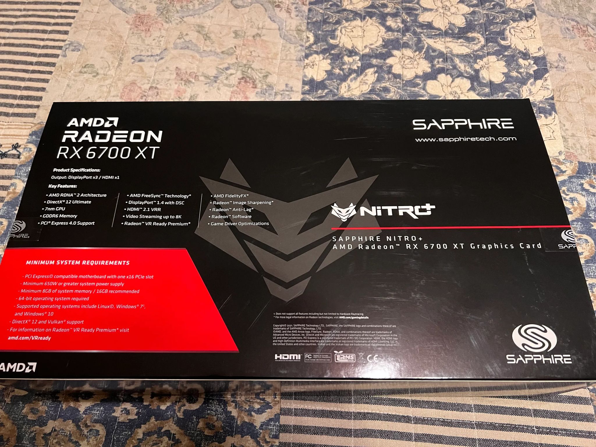 Used Sapphire Nitro+ Radeon RX 6700 XT