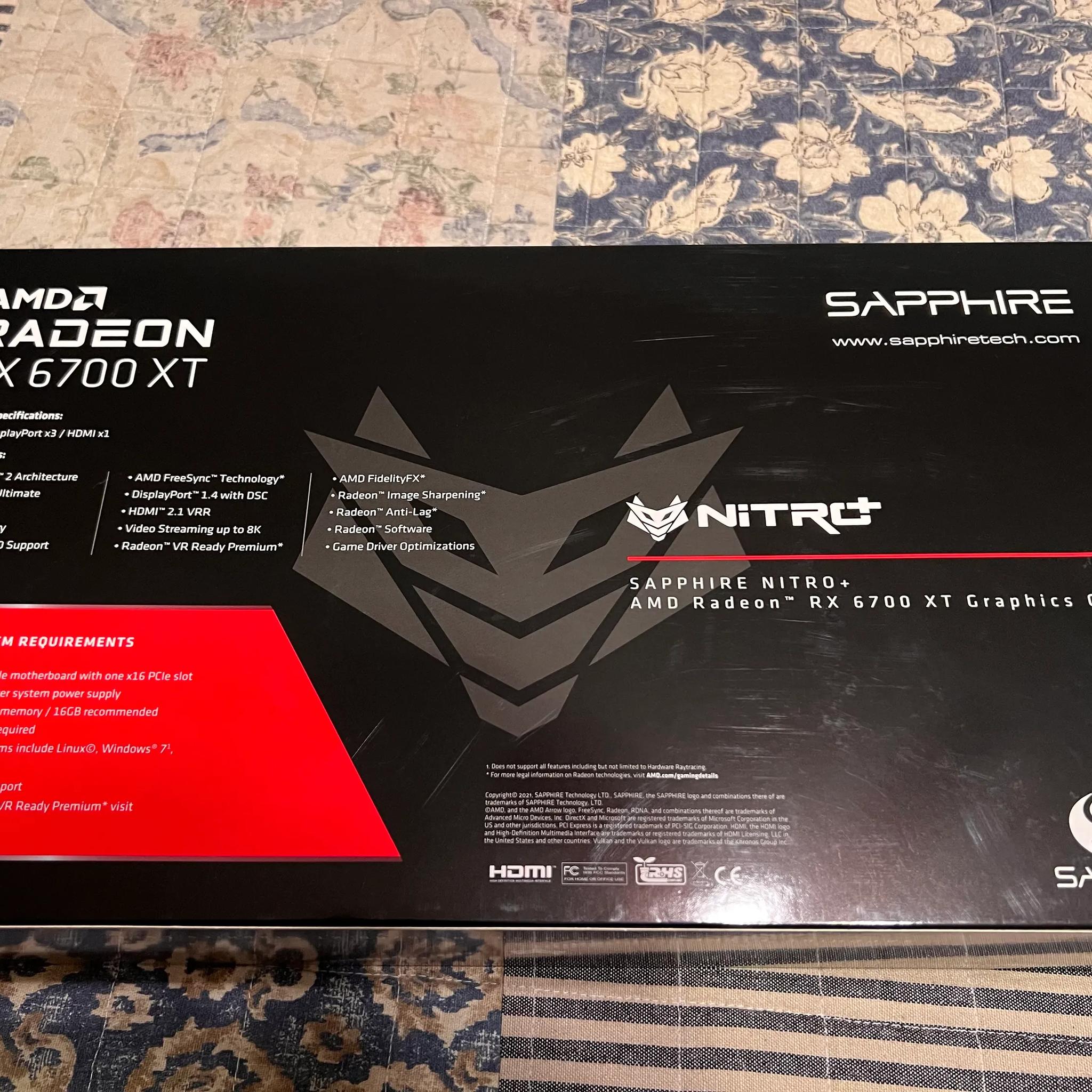 Used Sapphire Nitro+ Radeon RX 6700 XT