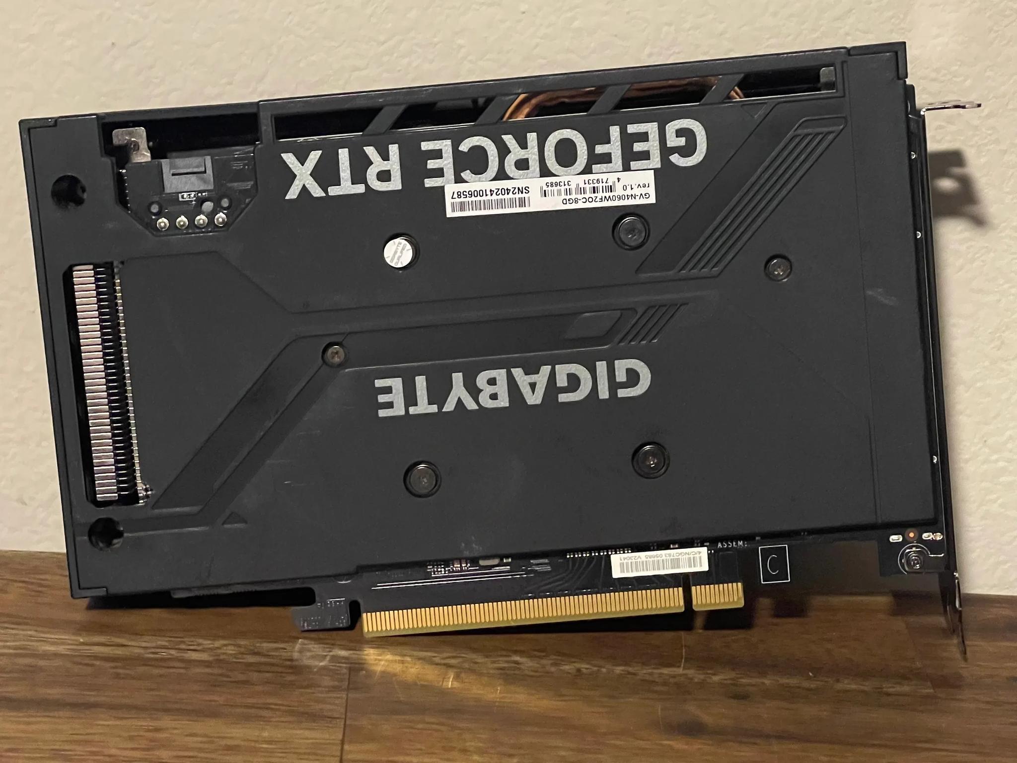 Gigabyte GeForce RTX™ 4060 WINDFORCE OC 8G