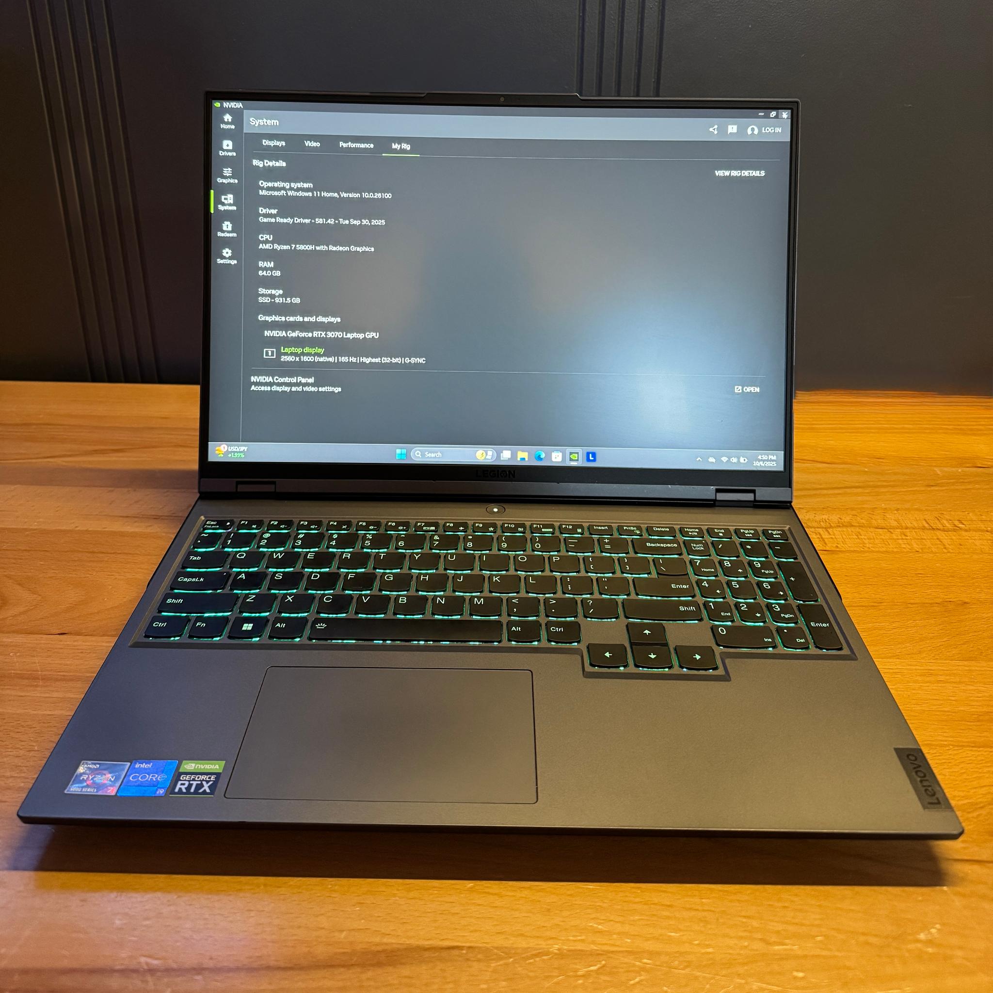 💻Ryzen 5800H | RTX 3070 | 64GB RAM | 1TB SSD
