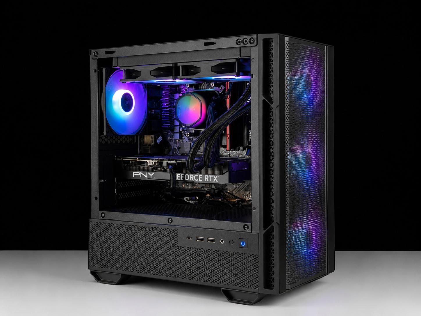 🎆 CHROMA Gaming PC | RTX 4060 Ti | Ryzen 7 7700 | 16GB RAM | 2TB NVME | FREE SHIPPING | WIFI + BT