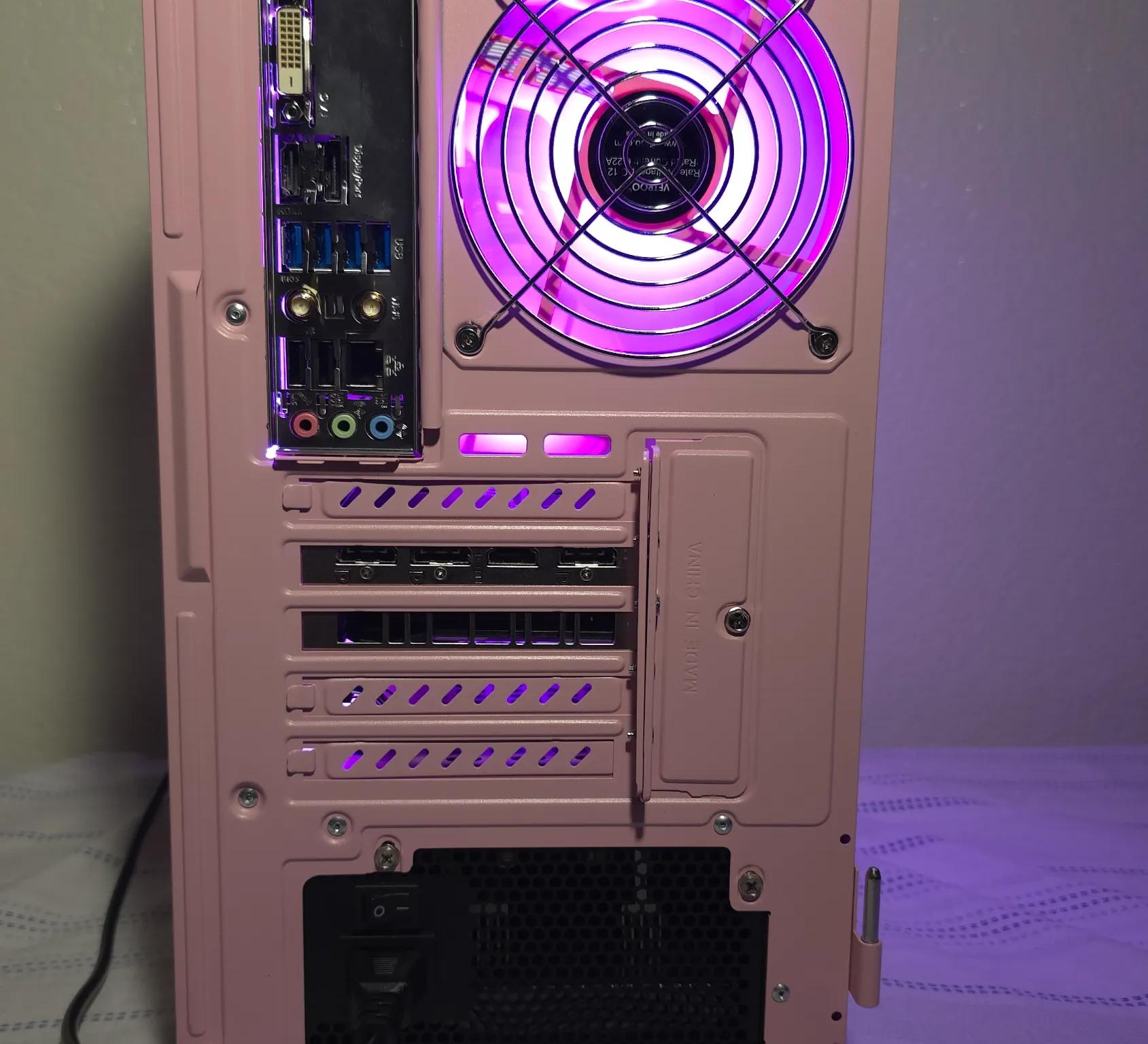 PINK THEME GAMER READY PC!  AMD Ryzen 5 3600X / NVIDIA RTX 2060 / 32GB RAM/ 1 TB M.2 NVME/ WIFI
