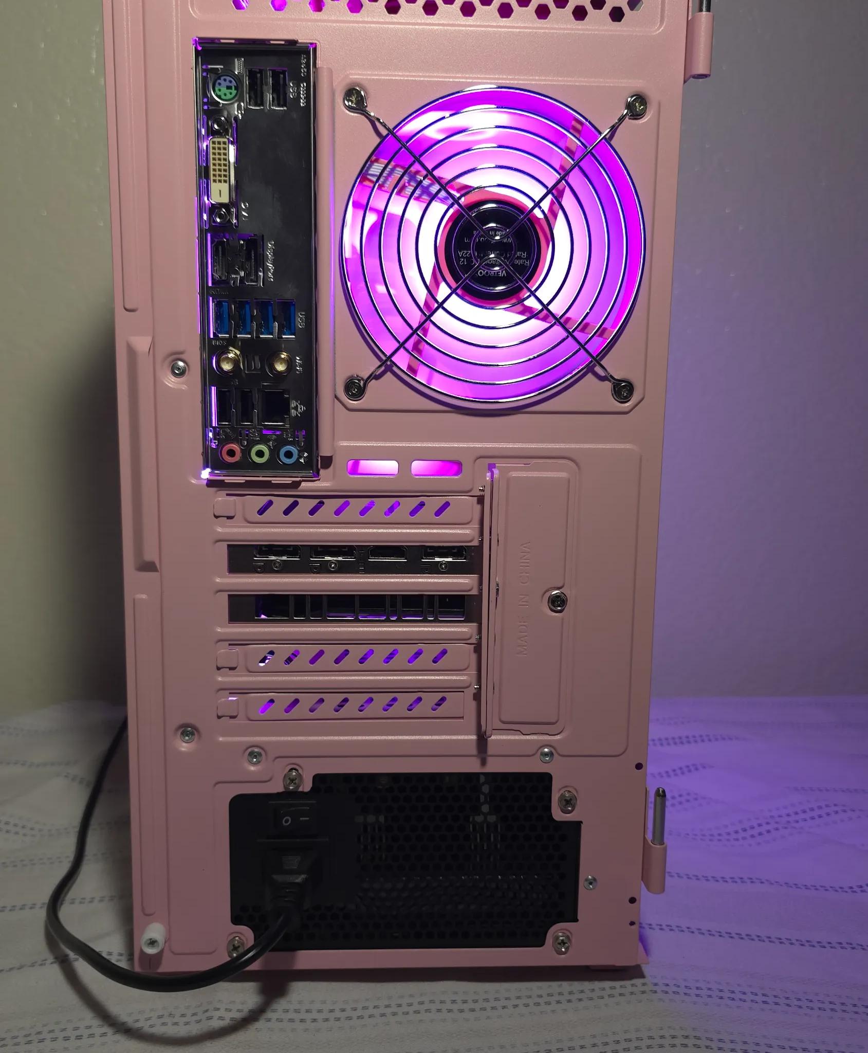 PINK THEME GAMER READY PC!  AMD Ryzen 5 3600X / NVIDIA RTX 2060 / 32GB RAM/ 1 TB M.2 NVME/ WIFI