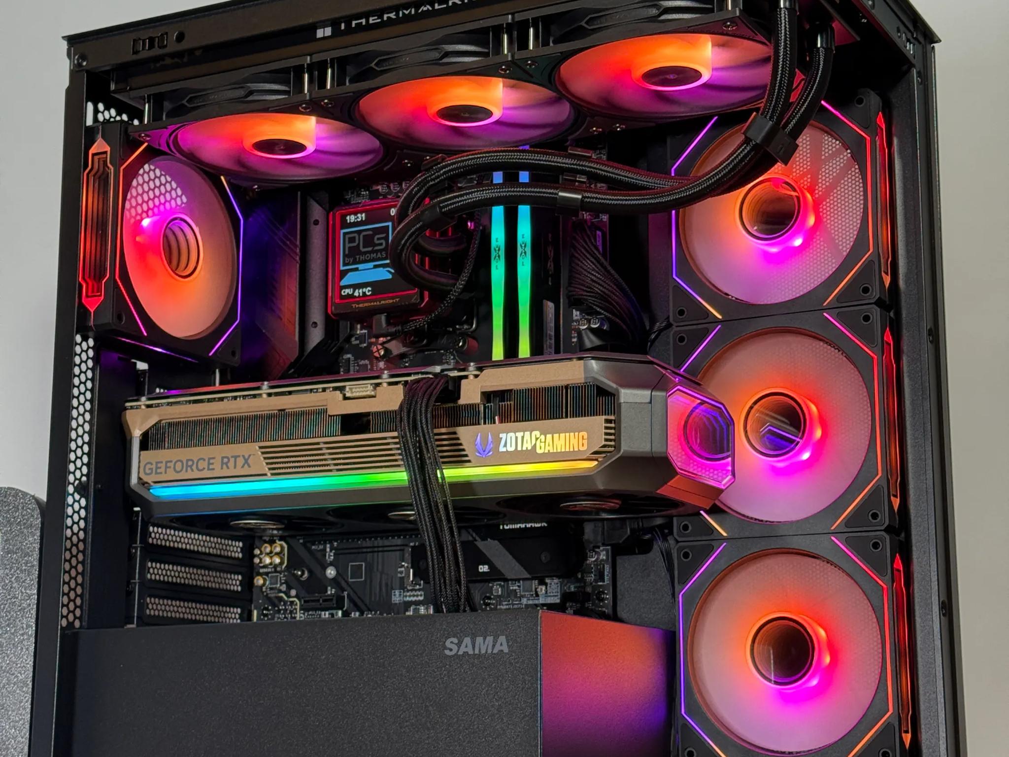 RTX 5090 Flagship Gaming PC 9800x3d 64gb DDR5 4TB NVME SSD