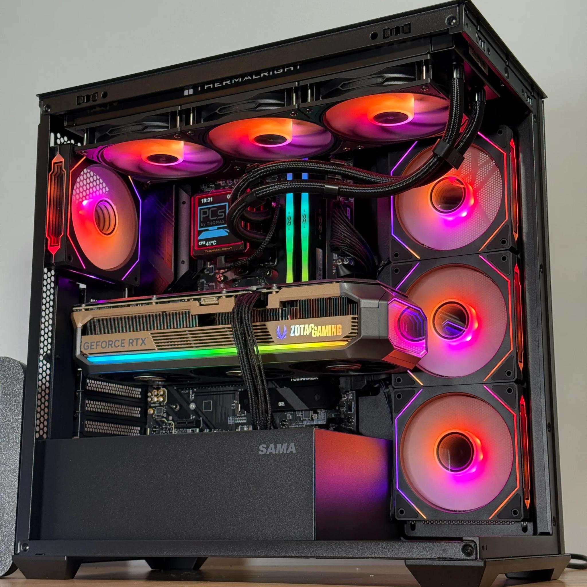 RTX 5090 Flagship Gaming PC 9800x3d 64gb DDR5 4TB NVME SSD