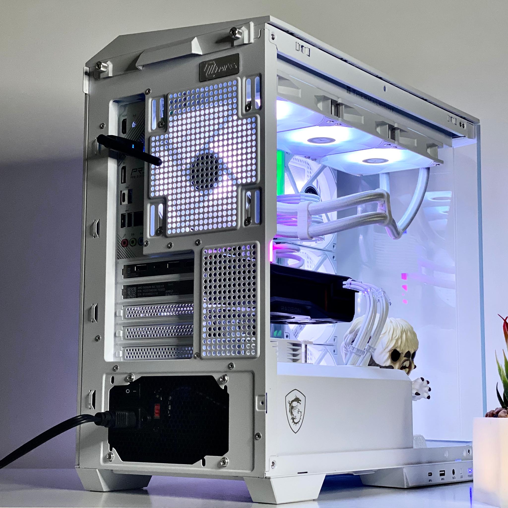 ❄️🥶-I7-Liquid-Cooled Pro Gaming Beast⚪️RX 7900XT 20GB ⚪️32GB RAM⚪️2TB NVMe M.2⚪️ Windows 11 Pro