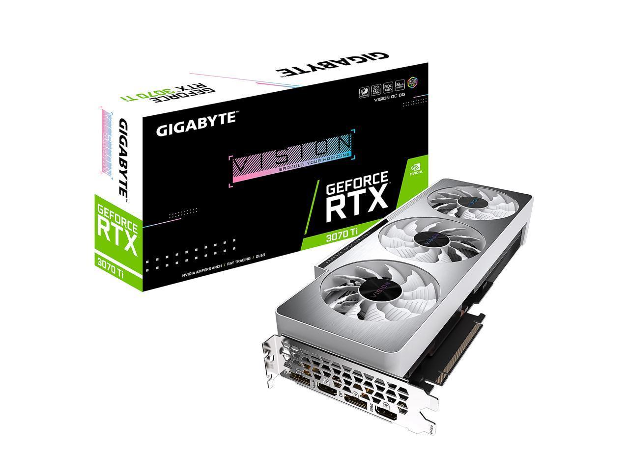Nvidia Gigabyte GeForce RTX 3070 Ti Vision 8G OC