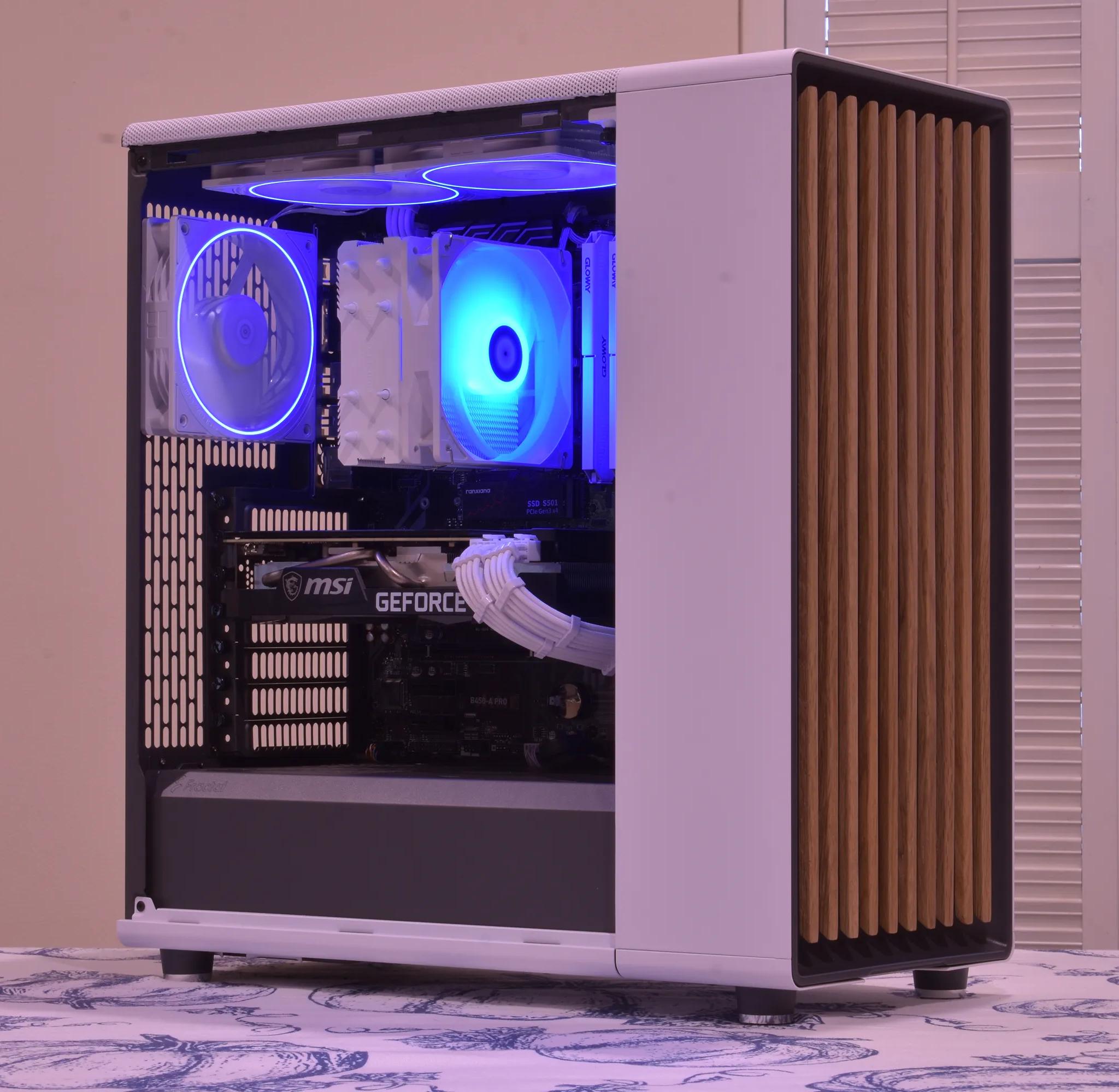 🌲Fractal North🌲 Ryzen 5 5600 | RTX 3070 8GB | 32GB Ram DDR4 | 1TB nVME SSD | Win11 Pro+Wifi+RGB