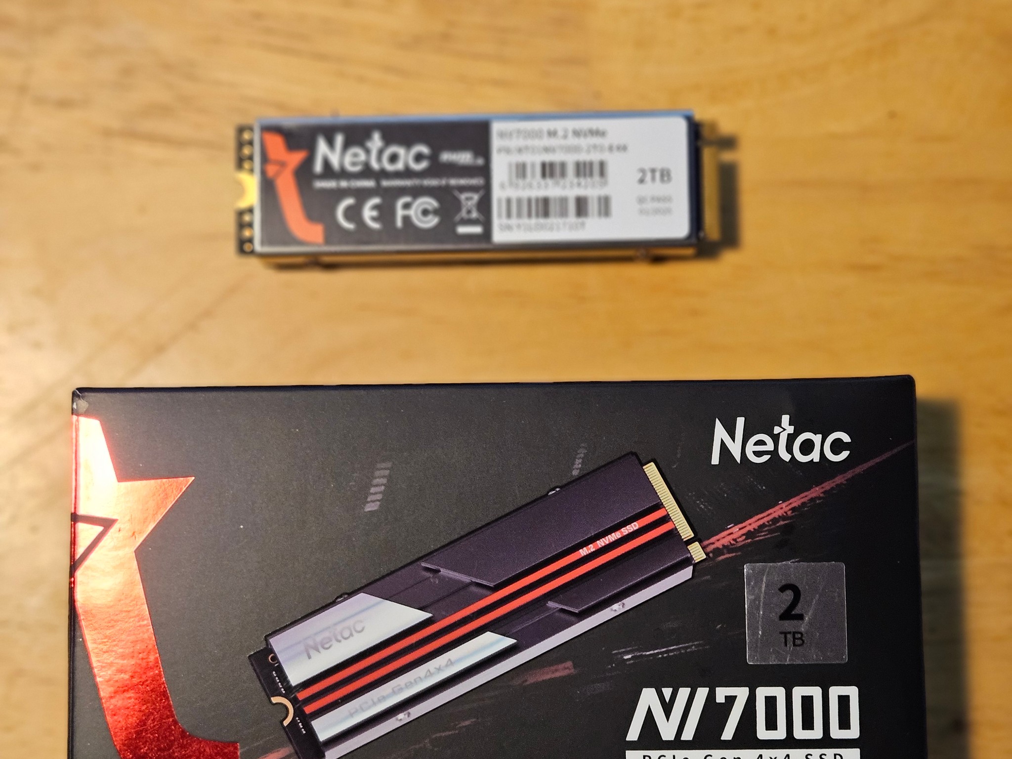 Netac NV 7000 2TB SSD with DRAM and Heatsink