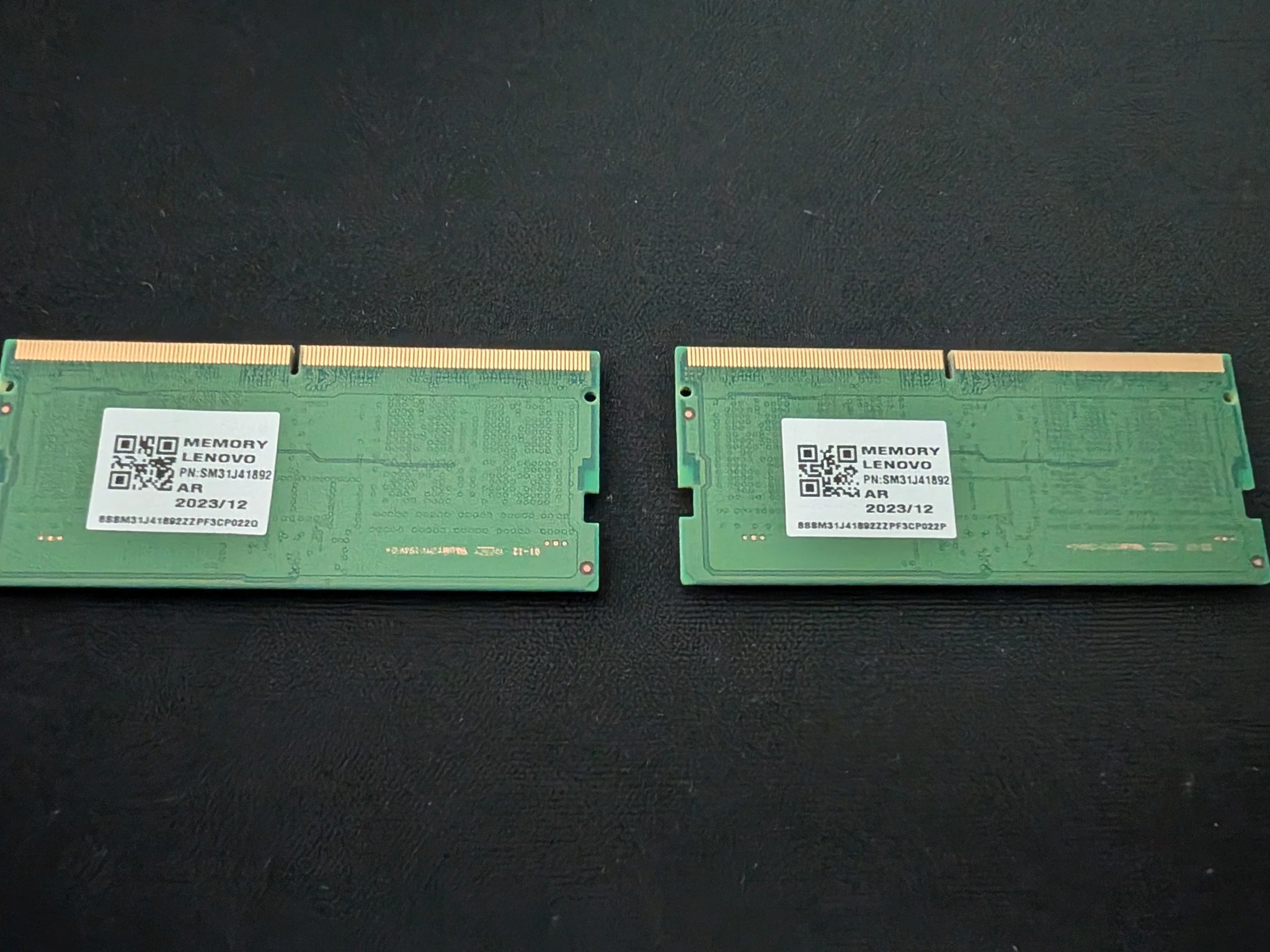 Samsung DDR SODIMM 16GB Kit (8GBx2) PC5-5600B (Lenovo OEM Modules)