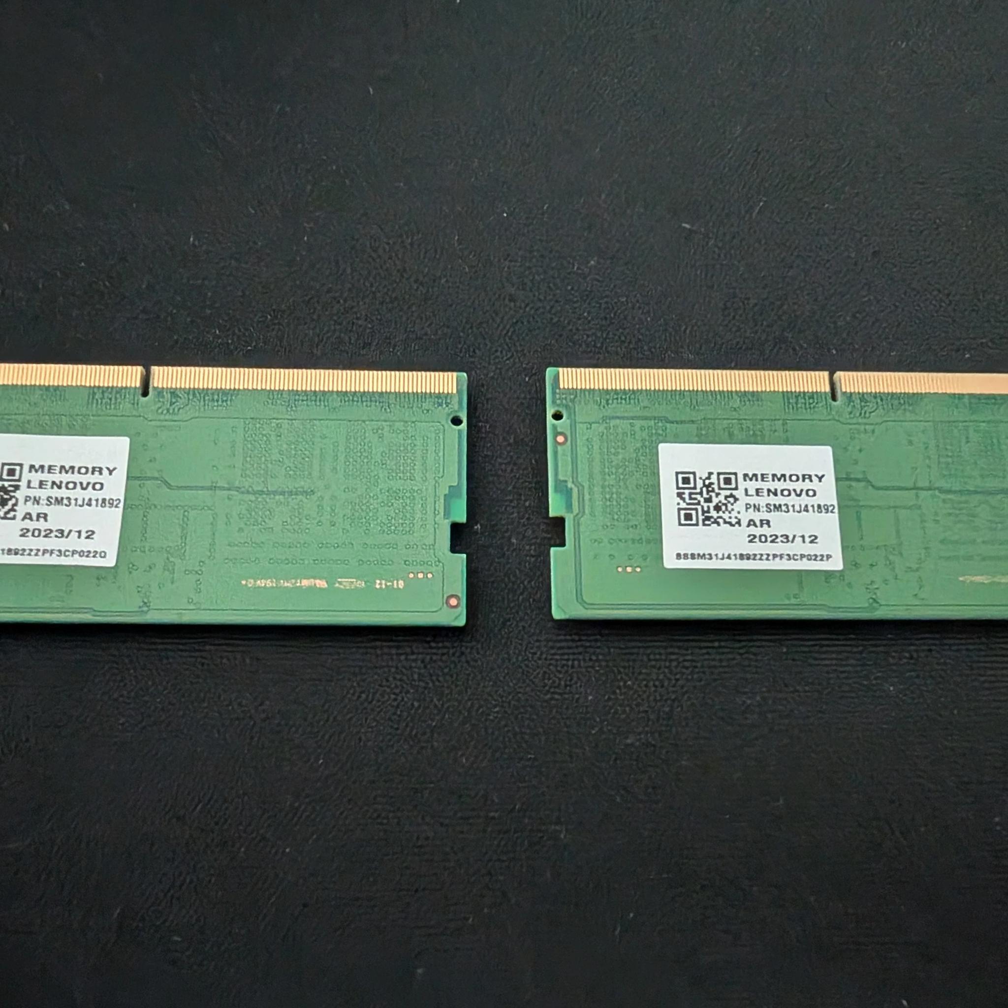 Samsung DDR SODIMM 16GB Kit (8GBx2) PC5-5600B (Lenovo OEM Modules)