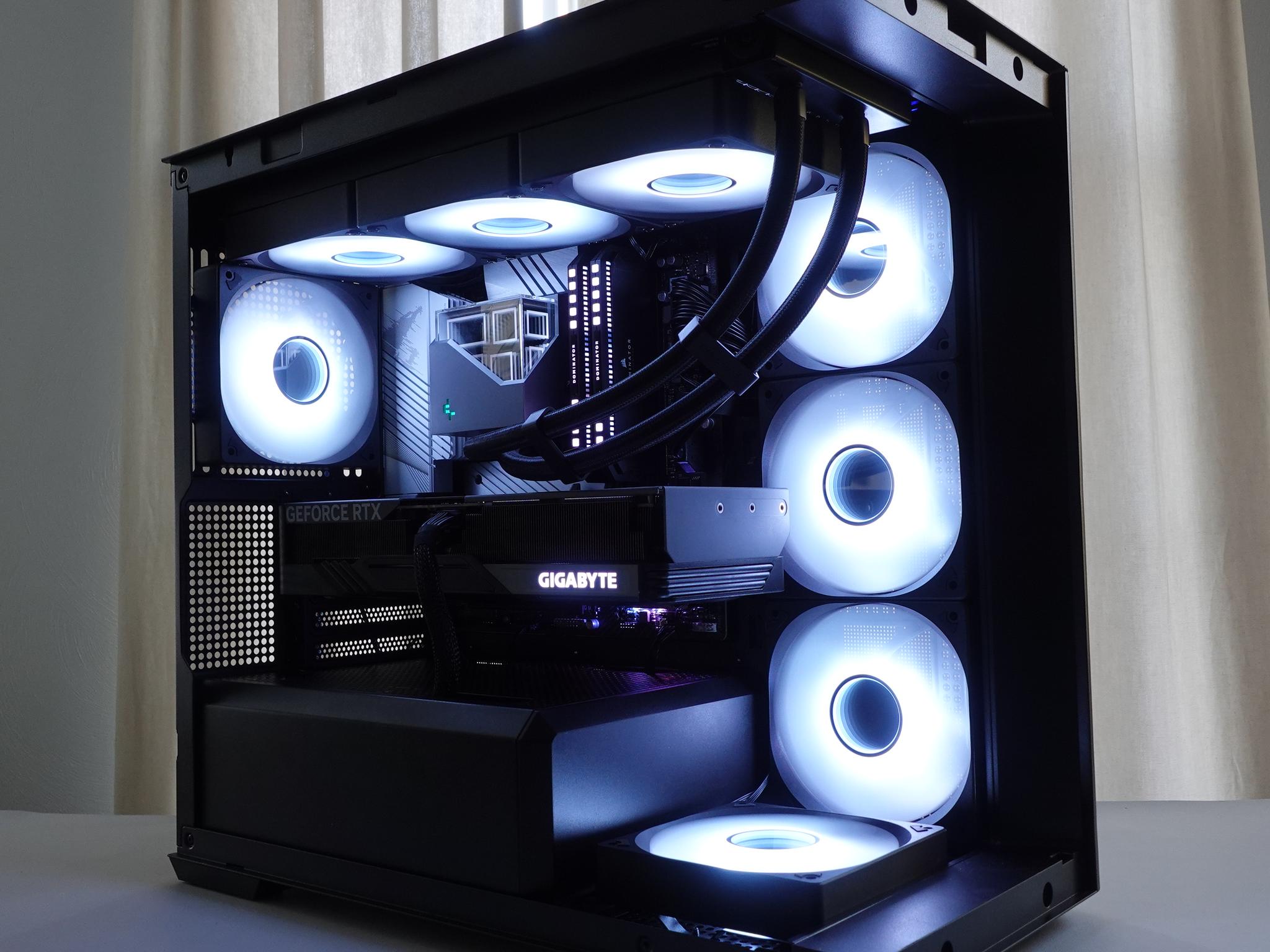 ⚫️🌀 Midnight Black Gaming PC Intel Core i5-13400F GIGABYTE GAMING OC 4070 32GB DDR5-5200 2TB NVMe