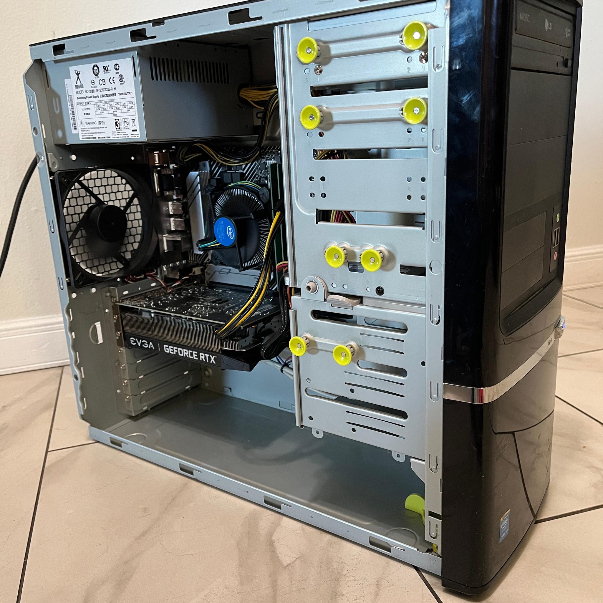RTX 2060, Intel i3-10100, 16GB RAM, 500GB SSD, Sleeper Gaming PC w/ Wi-Fi & BT