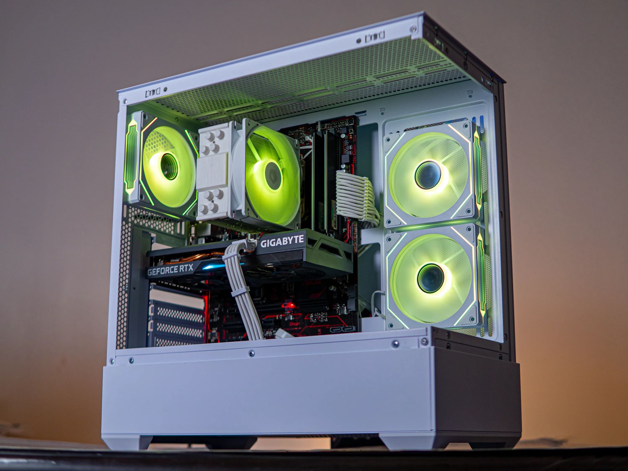 👾RTX 3060Ti + Ryzen 5 3600 White Gaming PC | Wifi + BT👾