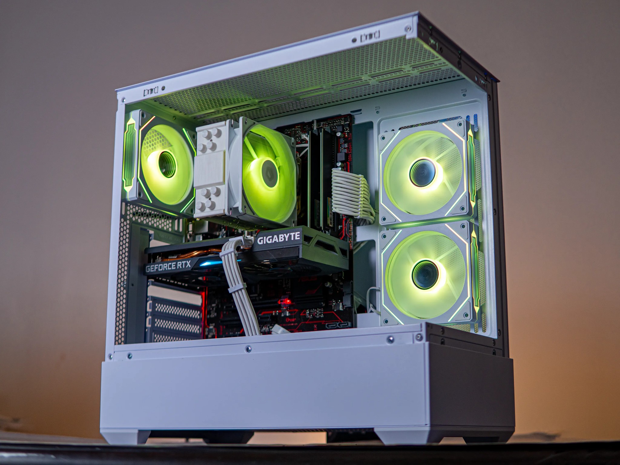 👾RTX 3060Ti + Ryzen 5 3600 White Gaming PC | Wifi + BT👾