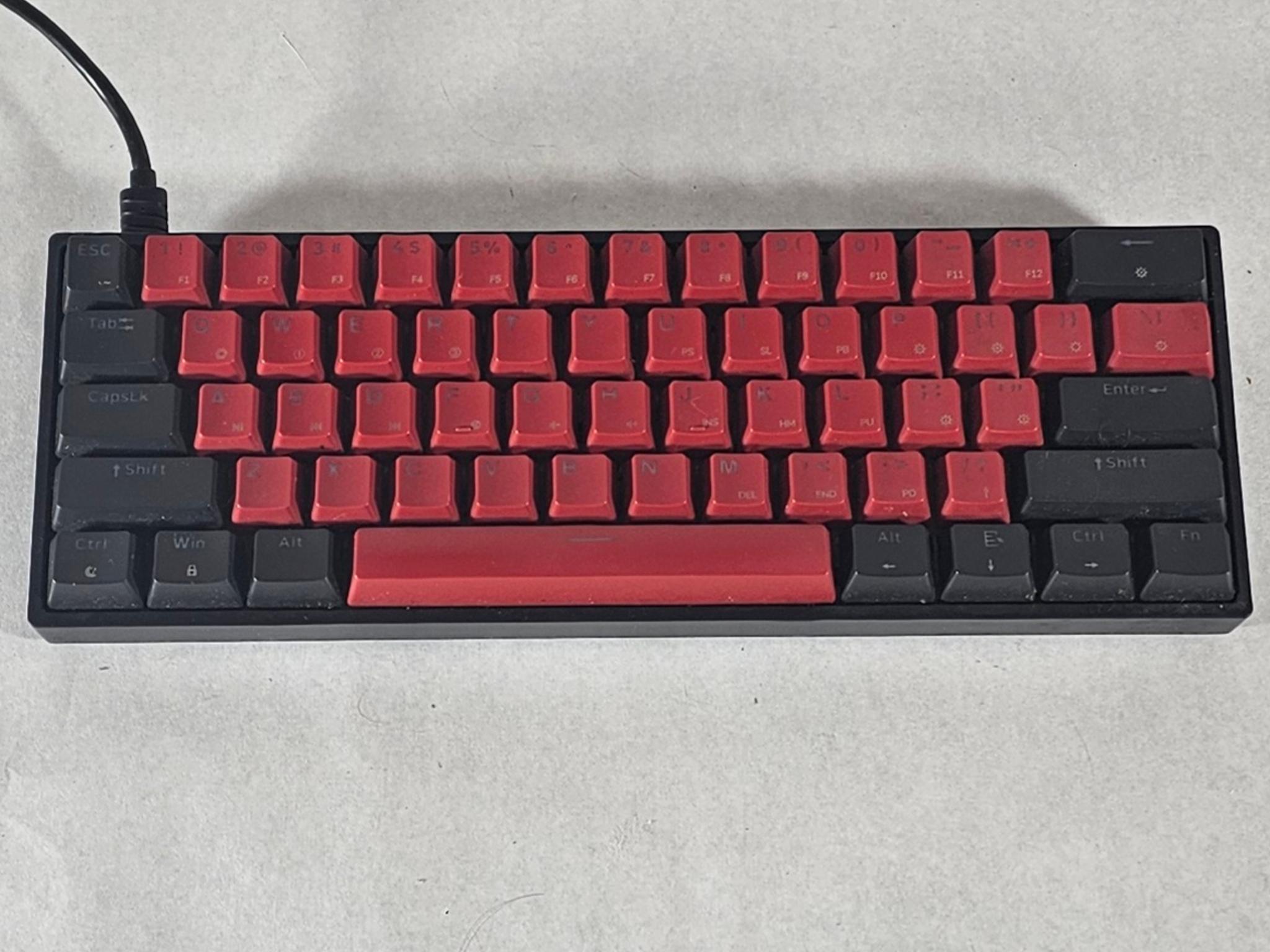 Skyloong GK61 60% Mechanical Gaming Keyboard - Black/Red Wired