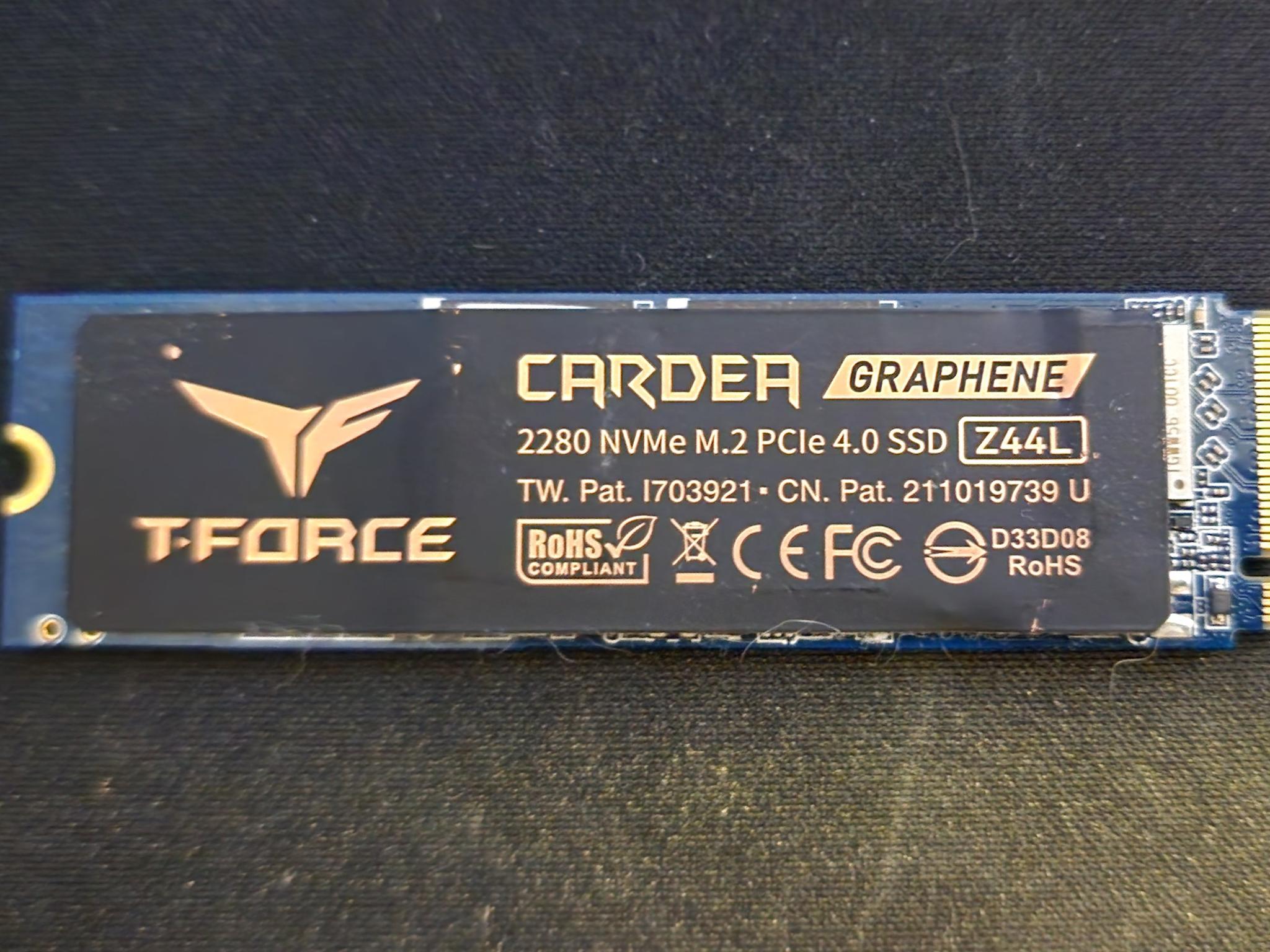 Tforce CARDEA Z44L 1 tb M.2 PCIe SSD x 2