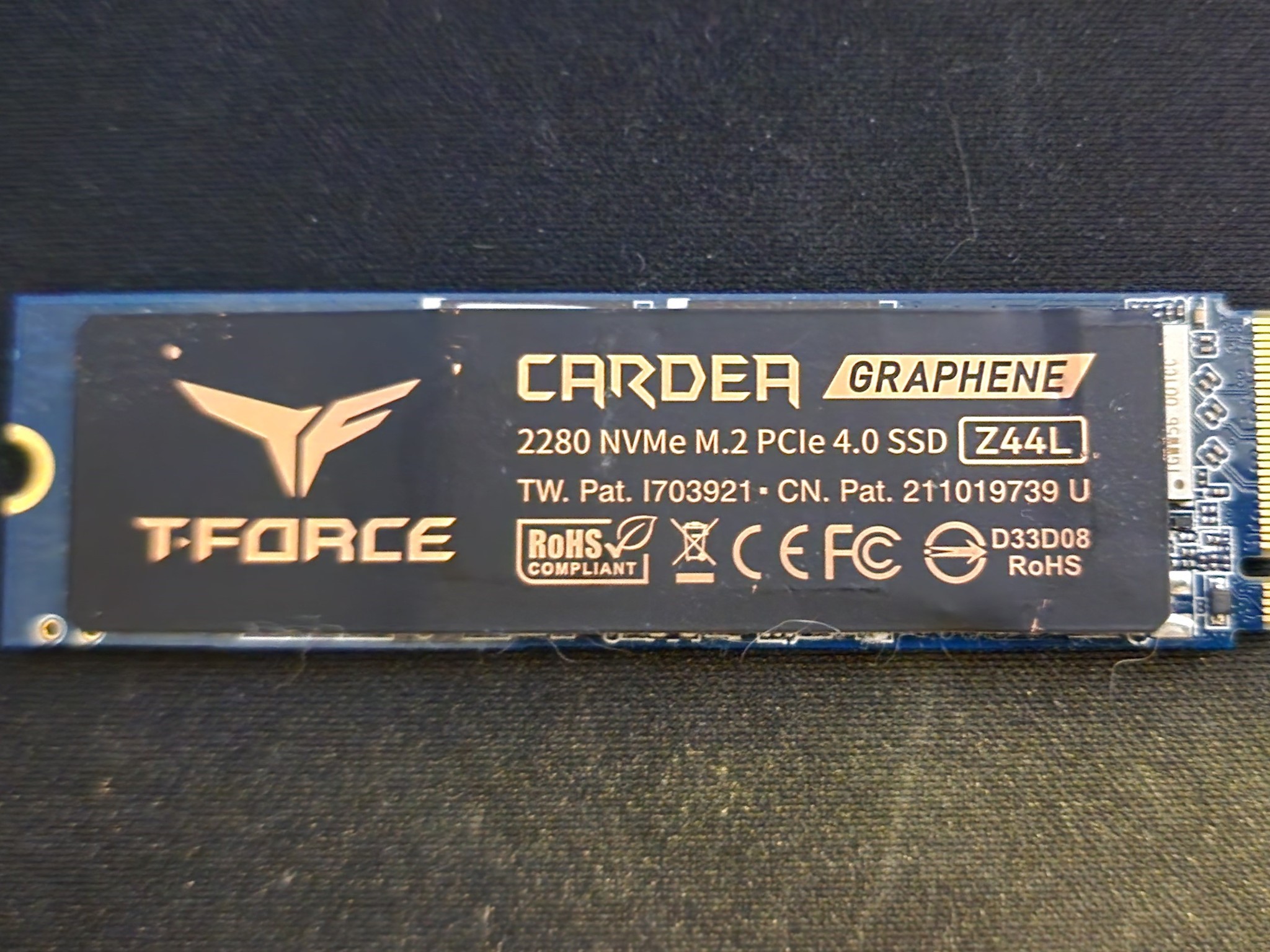 Tforce CARDEA Z44L 1 tb M.2 PCIe SSD x 2