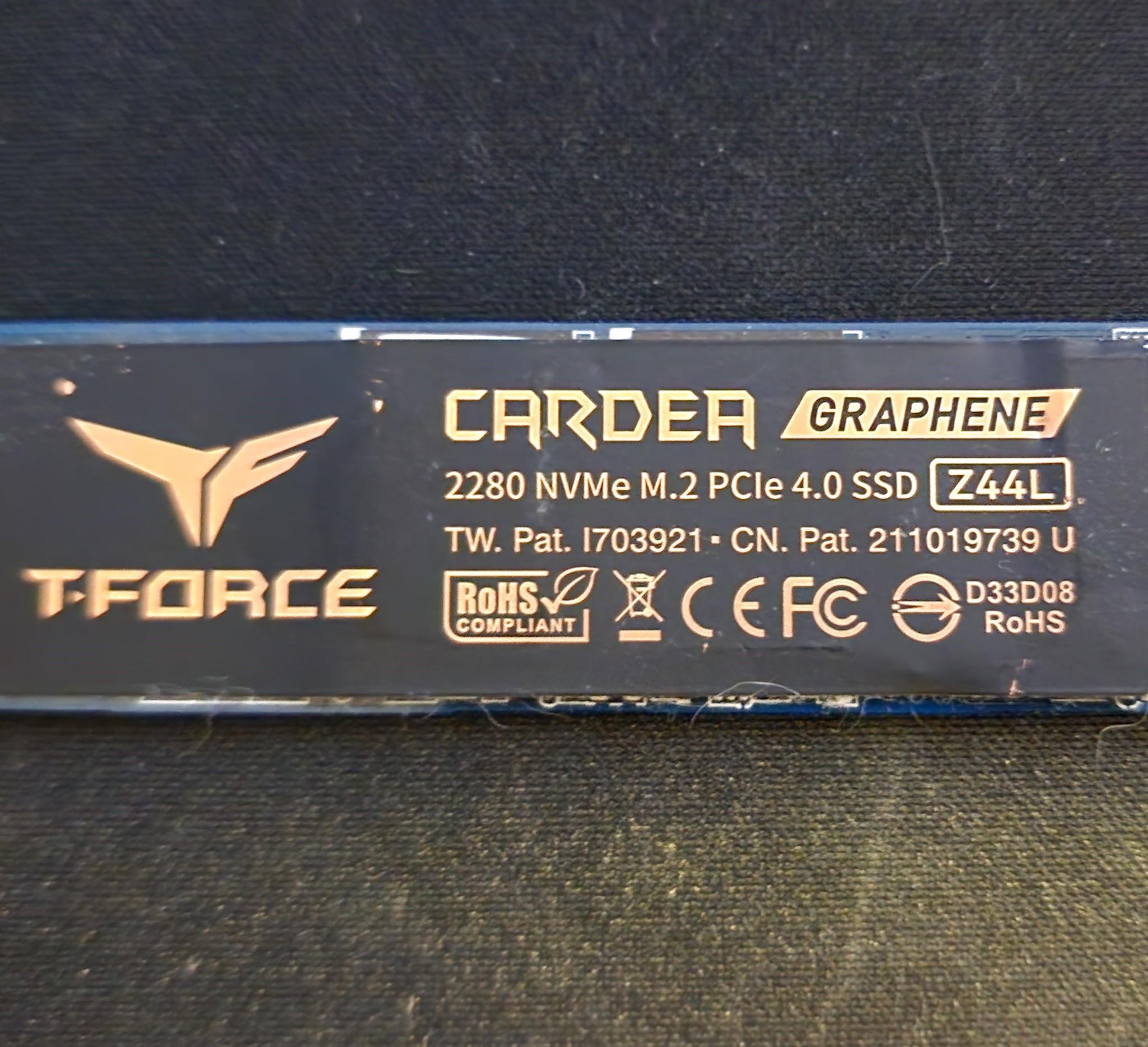 Tforce CARDEA Z44L 1 tb M.2 PCIe SSD x 2