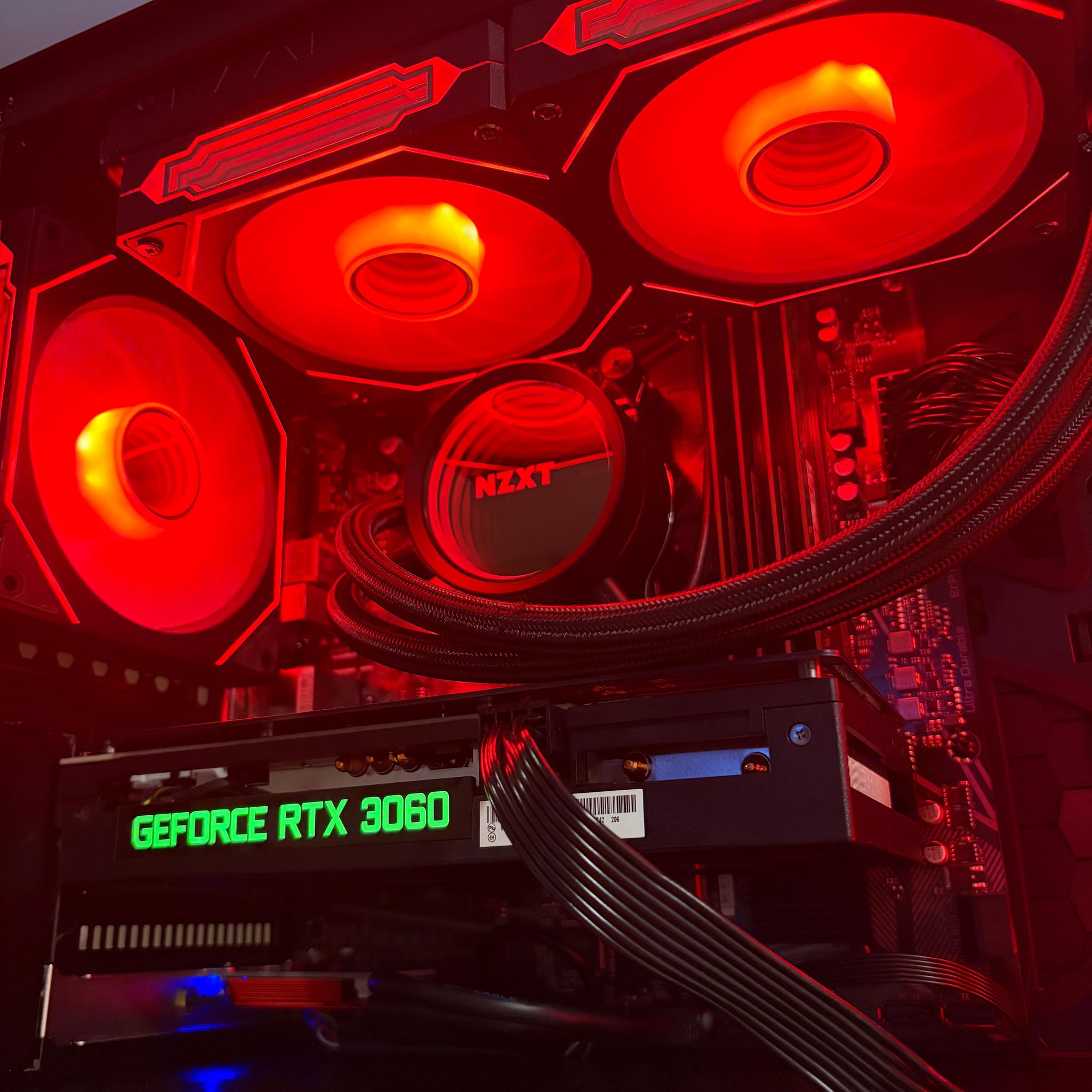 Black Gaming PC | RTX 3060 12GB | RYZEN 5 3600 | 16GB RAM | 500GB NVME SSD | Wi-Fi + BT PCIE
