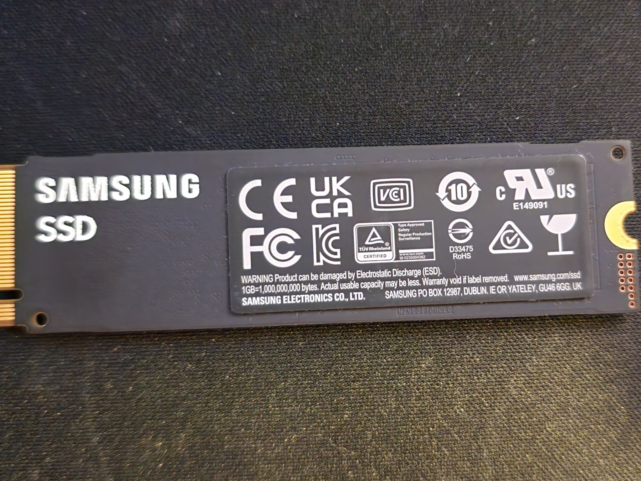 Samsung 980 PRO PCIe® NVMe® SSD 2TB