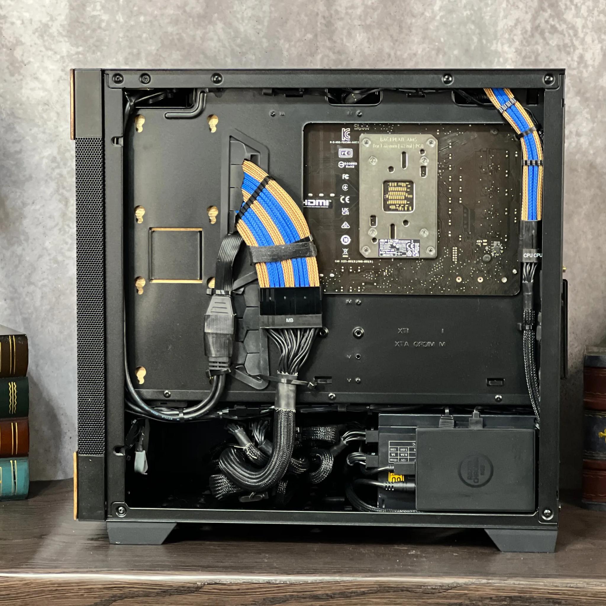 Custom Gaming PC - 9600X, RX 7700 XT 12GB, 32GB DDR5, 2TB Gen 4 NVMe, real walnut panels