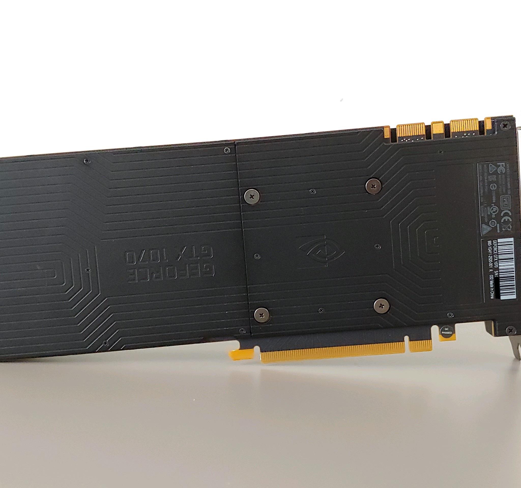 NVIDIA GTX 1070 Founders Edition – Tested, Clean, Original Box (SLI-Ready)