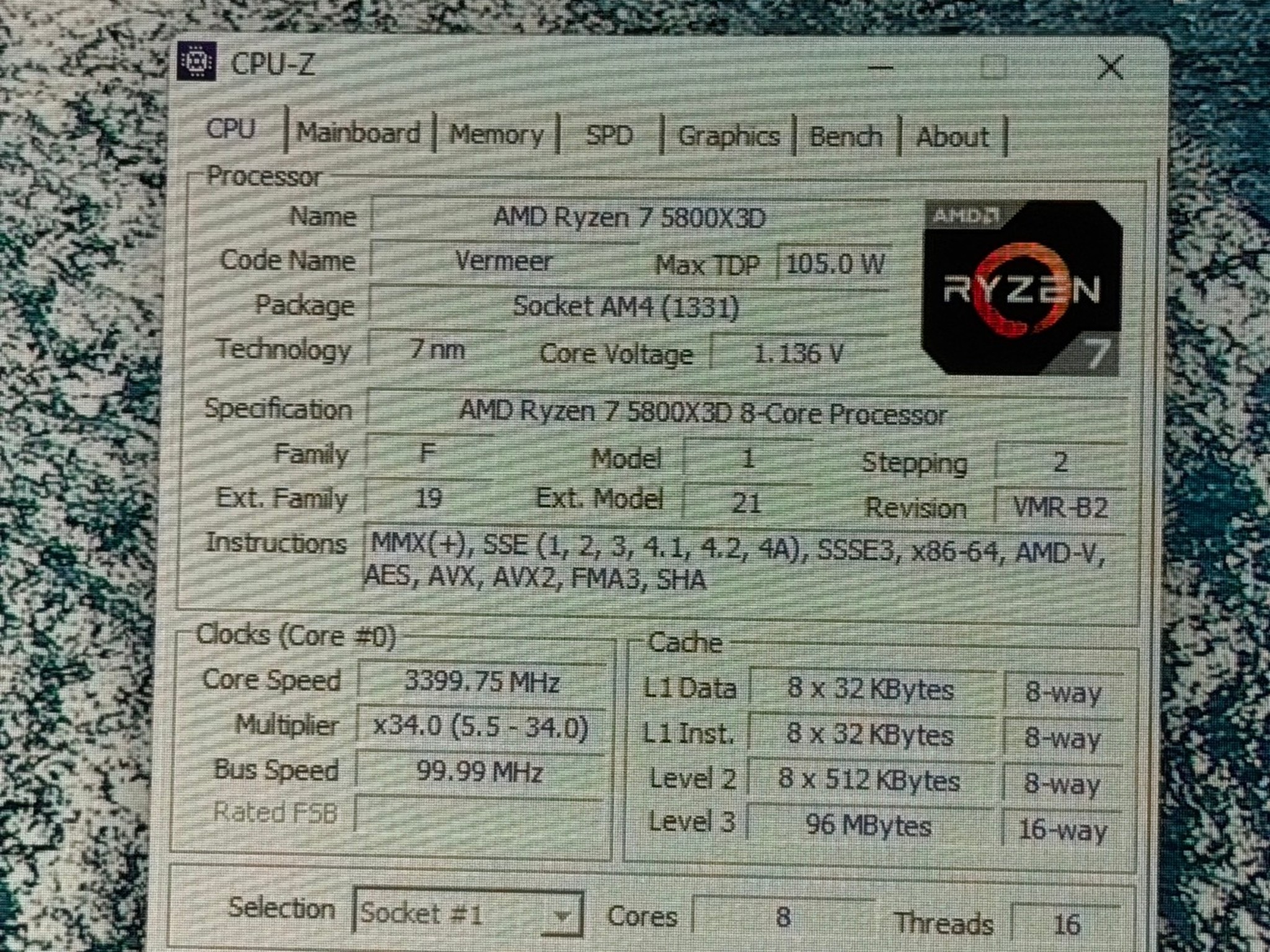 AMD Ryzen 7 5800X3D