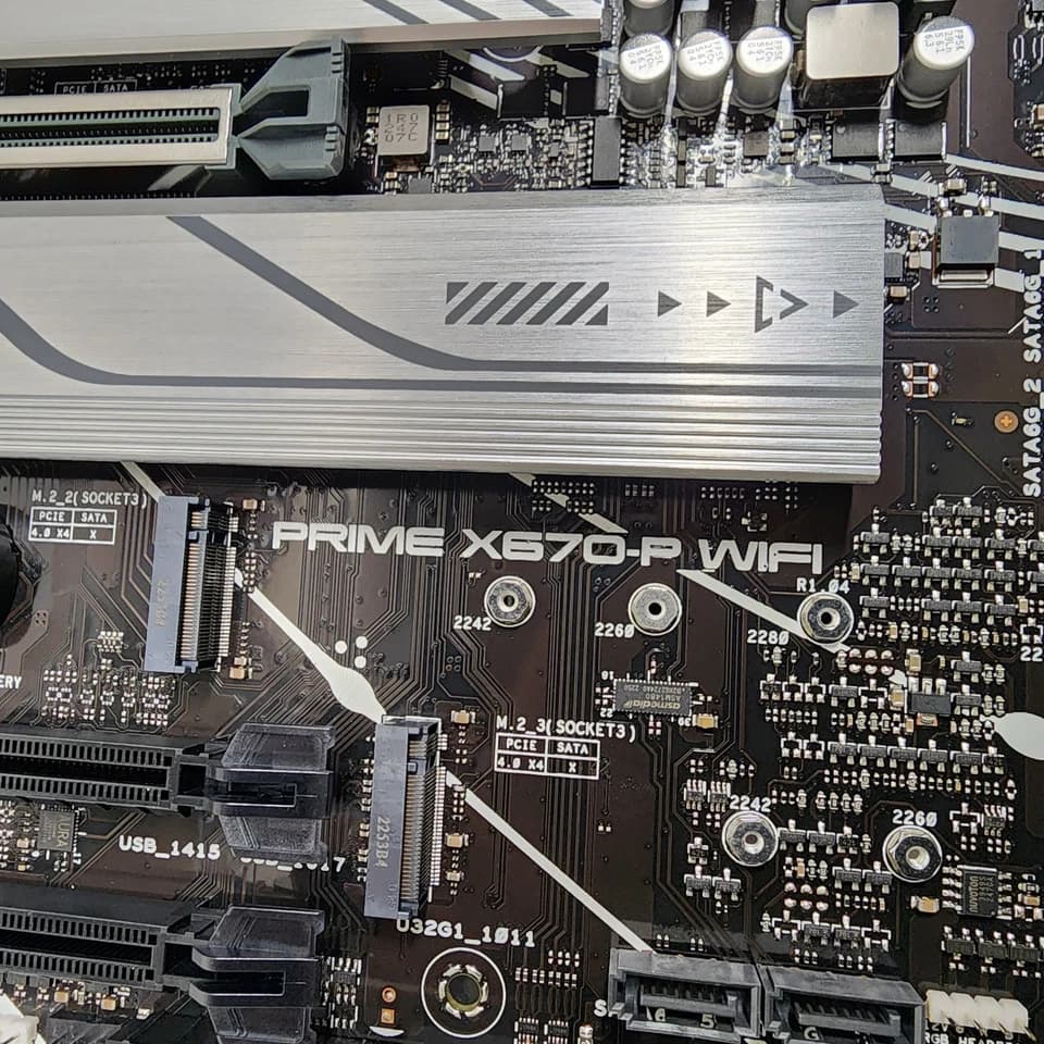 UPDATED BIOS ASUS PRIME X670-P WIFI AM5 DDR5 ATX MOTHERBOARD