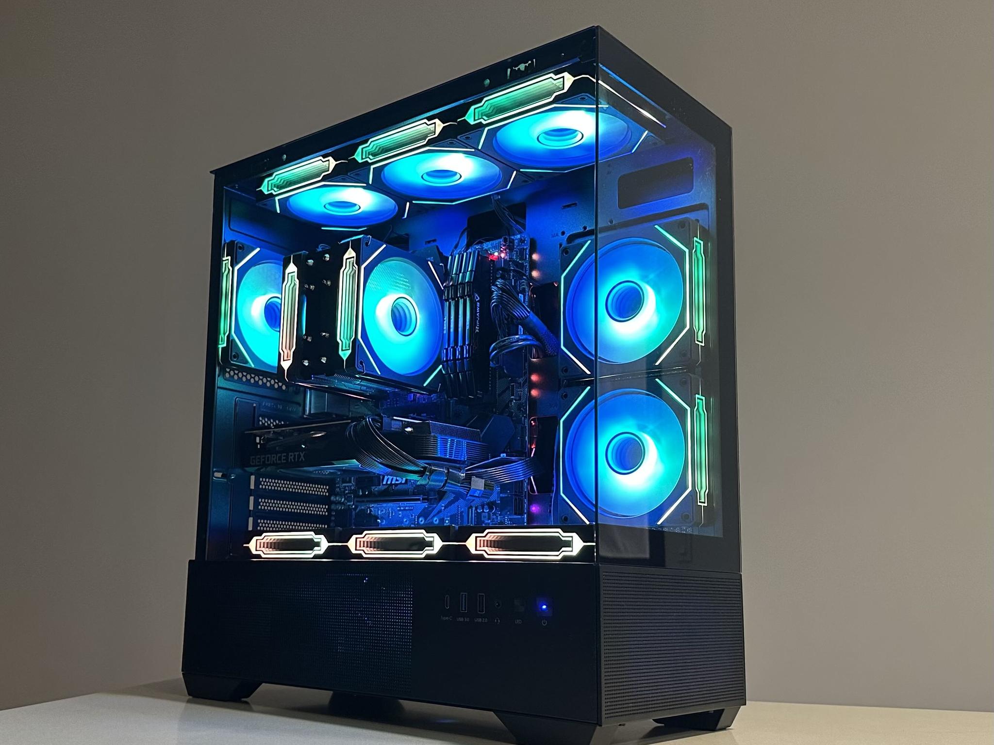 Powerful Gaming PC - Intel Core i7-9700K | ASUS NVIDIA RTX 3060 Ti | 32GB Ram | 1TB SSD | Win11