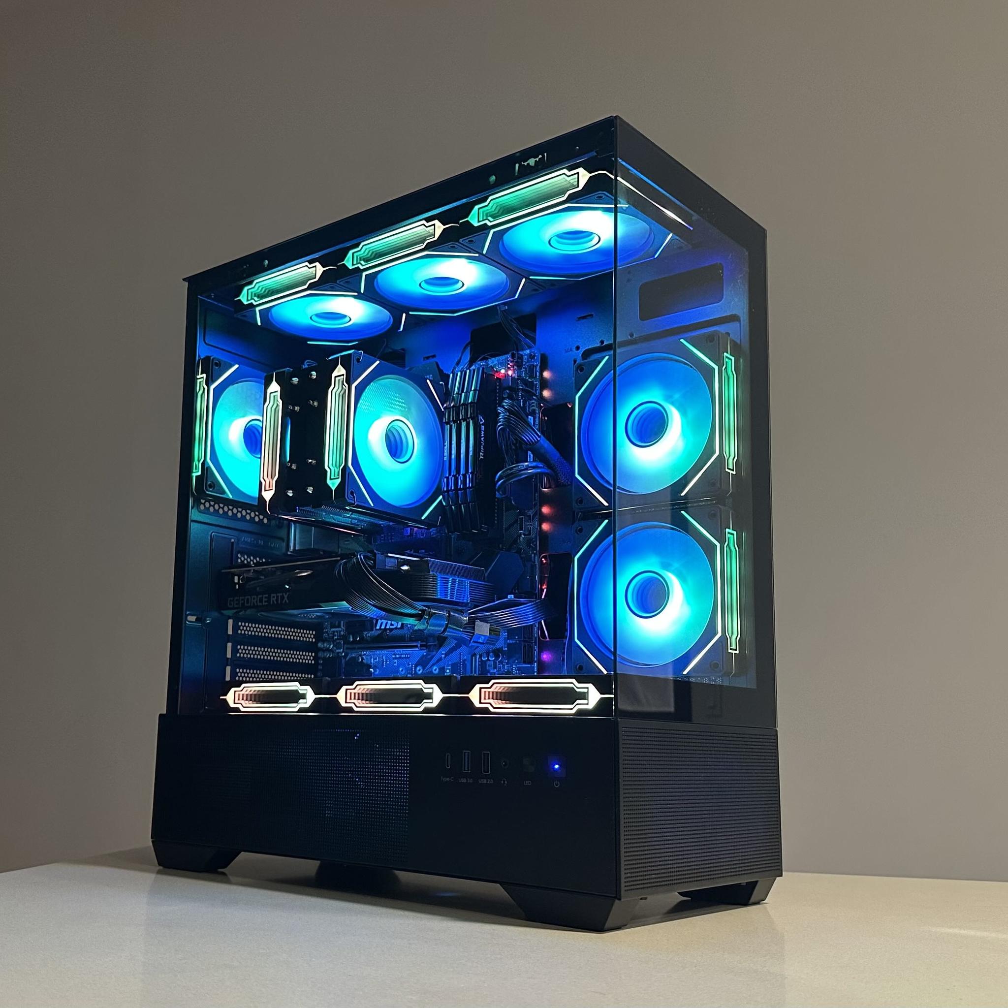 Powerful Gaming PC - Intel Core i7-9700K | ASUS NVIDIA RTX 3060 Ti | 32GB Ram | 1TB SSD | Win11