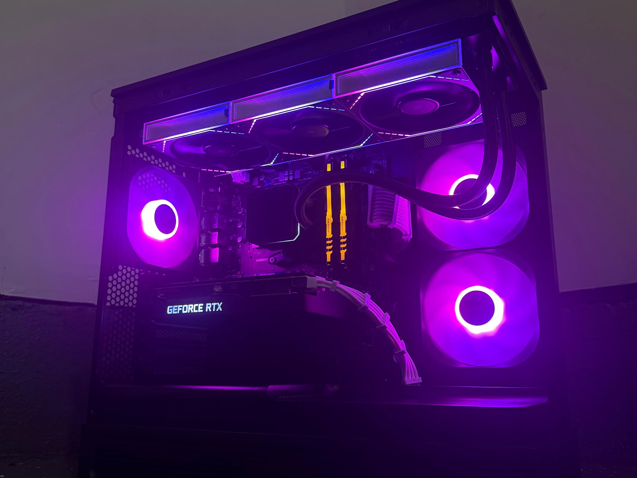 🟣"Voiolet Eclipse"⚫️| 1440p Gaming | RTX 3060 Ti | Ryzen 7 5700G | 16GB Ram | 1TB SSD
