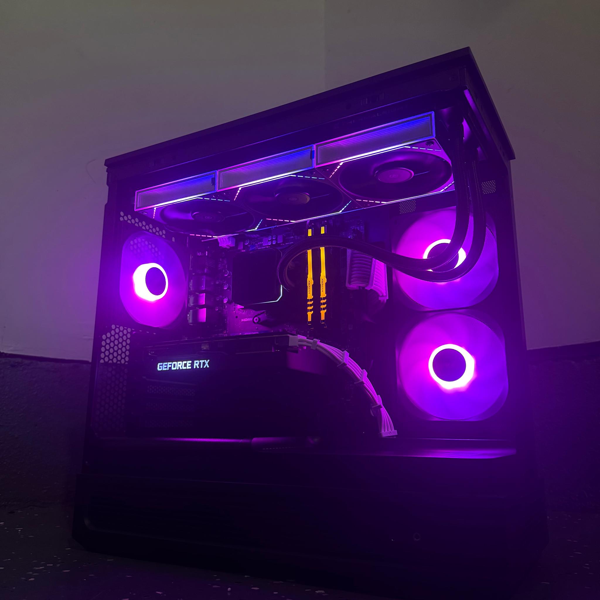 🟣"Voiolet Eclipse"⚫️| 1440p Gaming | RTX 3060 Ti | Ryzen 7 5700G | 16GB Ram | 1TB SSD