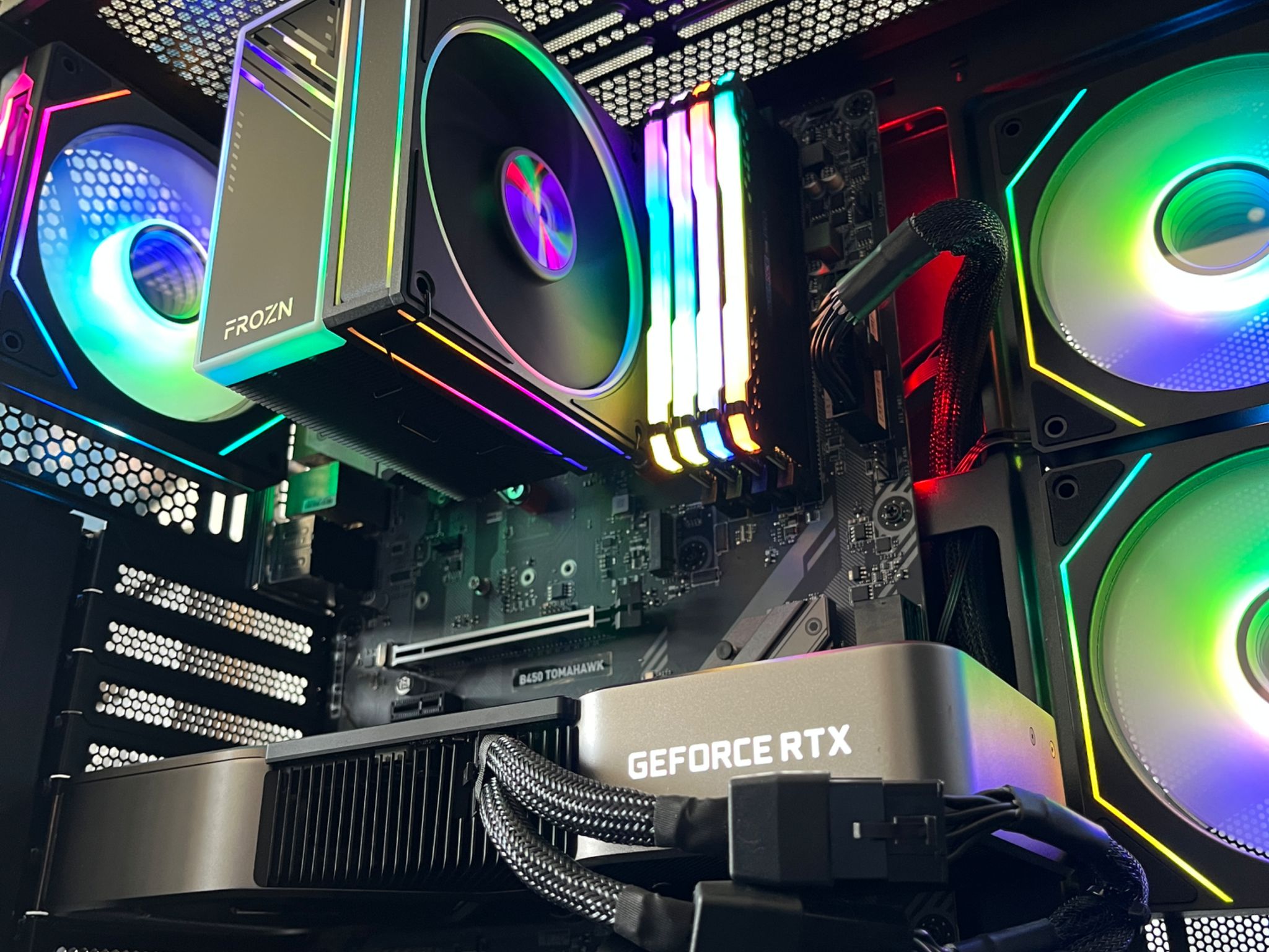 RTX 3080 10GB, Ryzen 7 5700G, 32GB RAM | Black RGB Gaming Computer/PC