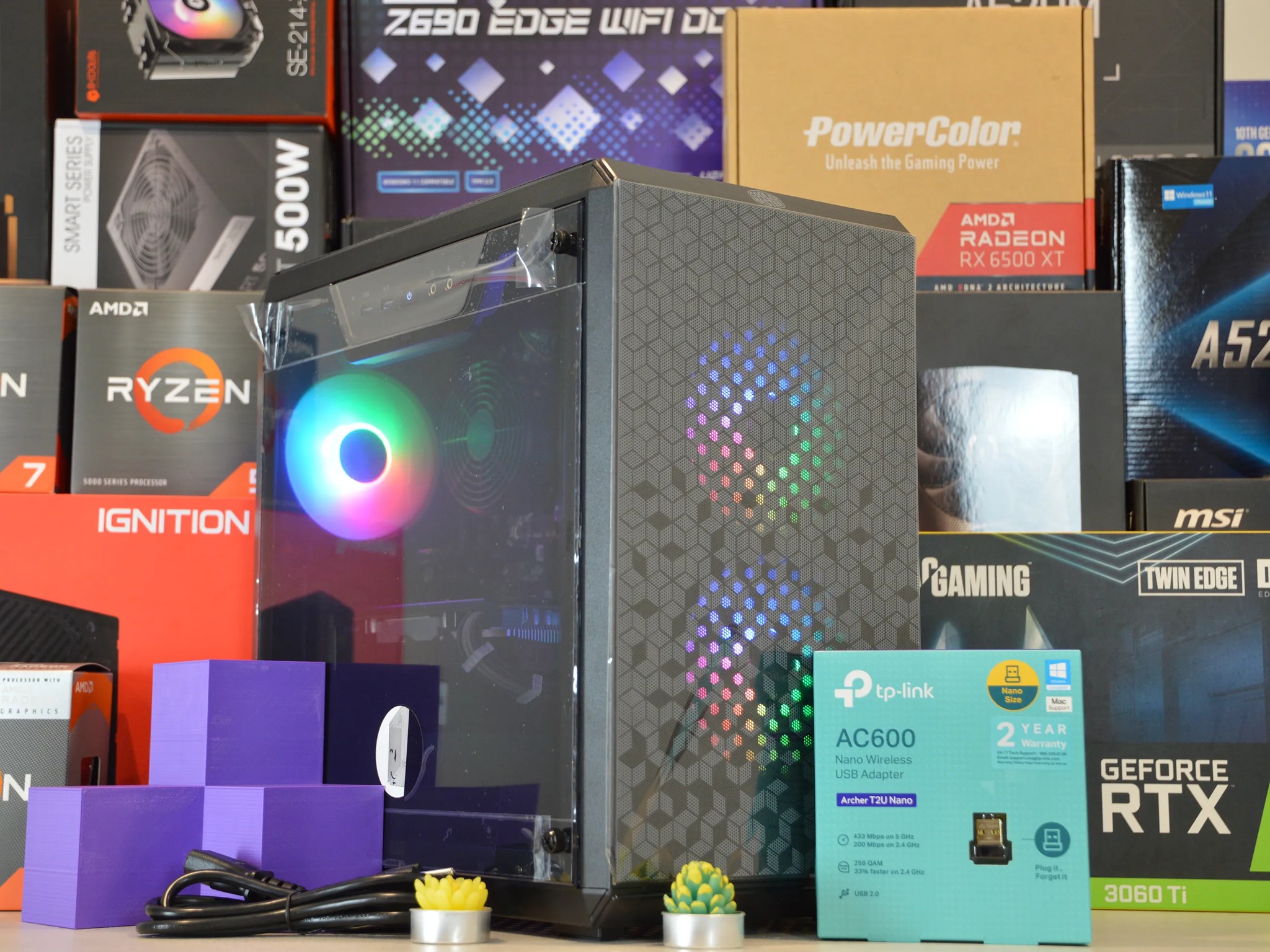 ⚫🌈| RX 580 8GB | INTEL i7-4790 | 16GB DDR3 RAM | 512GB NVME SSD | Black Candy |