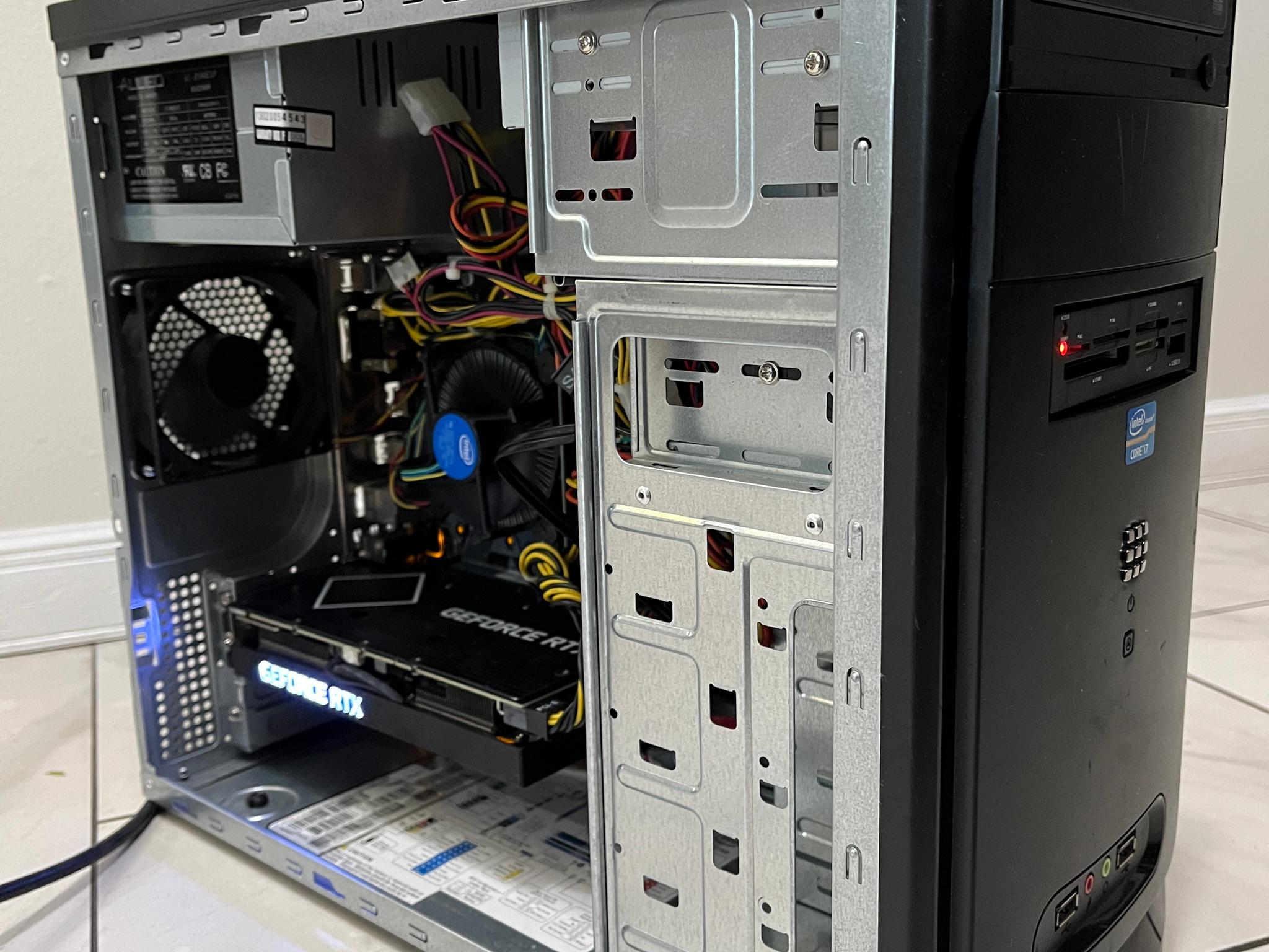 NVIDIA RTX 3060 Ti, Intel Core i5-9400, 16GB RAM, 500GB SSD - Sleeper Gaming PC w/ Wi-Fi & BT