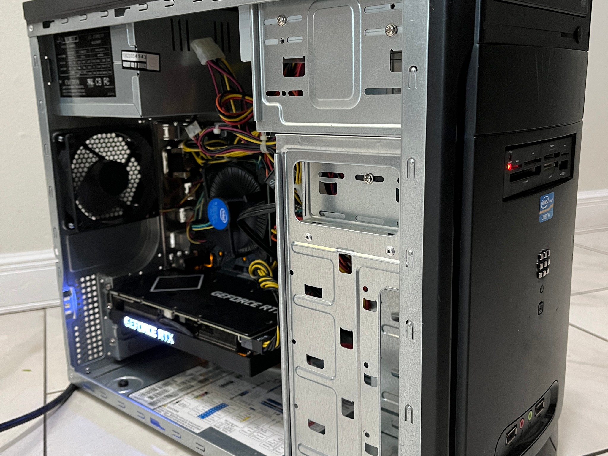 NVIDIA RTX 3060 Ti, Intel Core i5-9400, 16GB RAM, 500GB SSD - Sleeper Gaming PC w/ Wi-Fi & BT