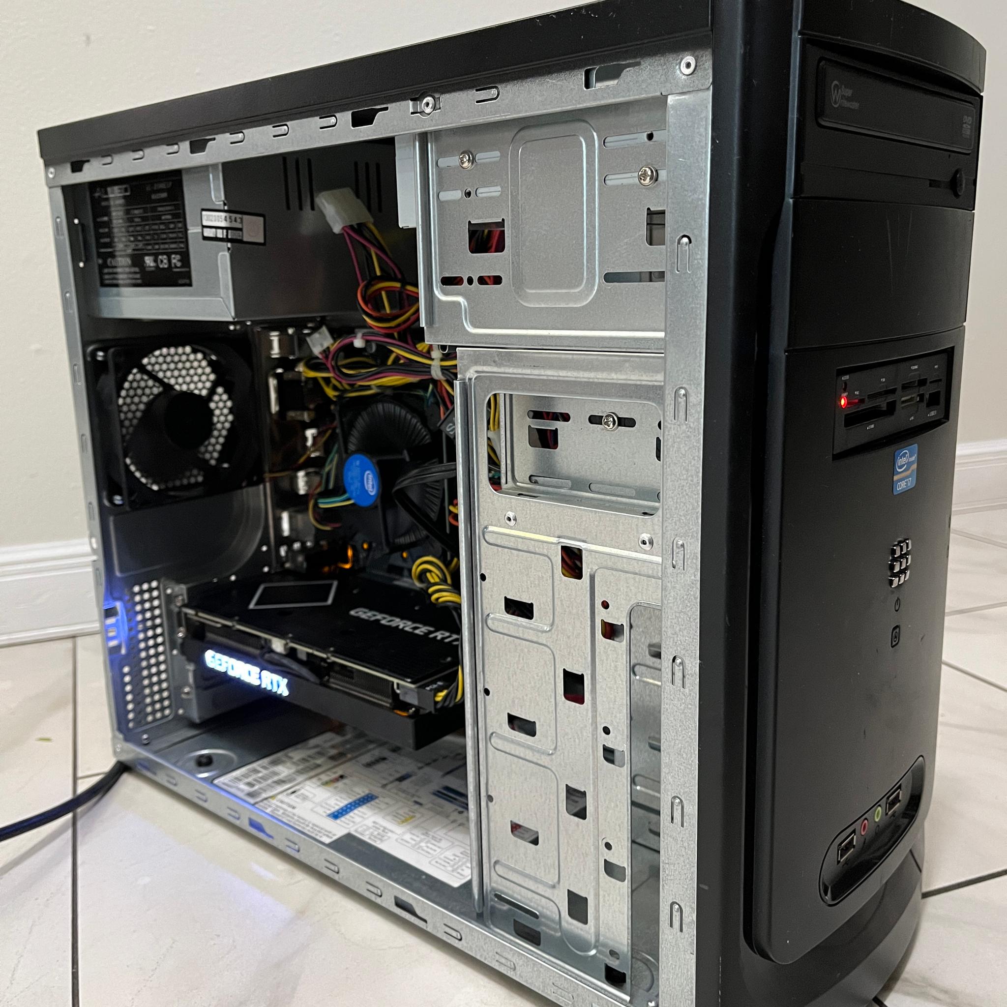 NVIDIA RTX 3060 Ti, Intel Core i5-9400, 16GB RAM, 500GB SSD - Sleeper Gaming PC w/ Wi-Fi & BT