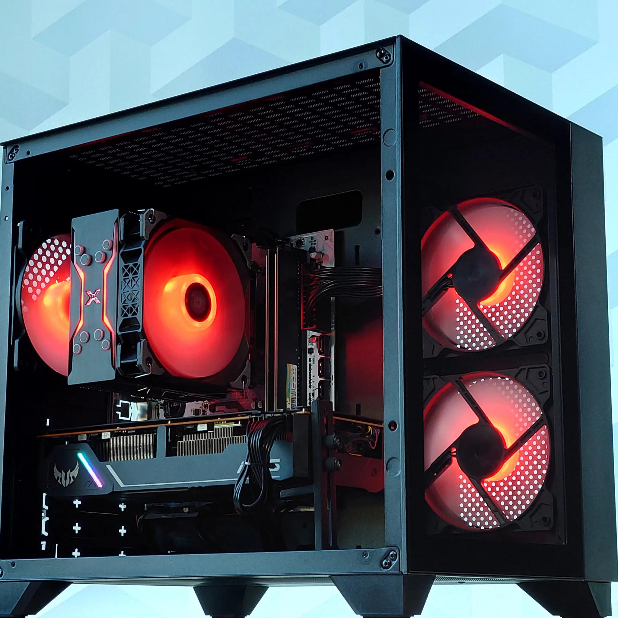 🩸🧯Gaming PC🚨AMD RX 5500 XT 8GB🚨AMD Ryzen 5 2600 🚨16GB DDR4🚨500GB SSD NVME