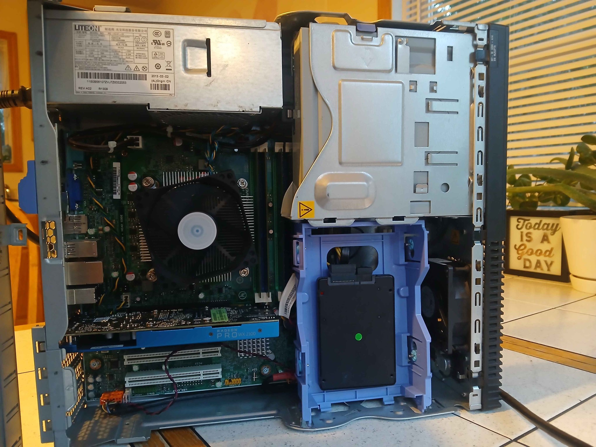 i7-3770* | Radeon PRO WX 2100 | 12GB RAM | 256GB SSD | SFF | Upgraded Lenovo Thinkcentre M92p