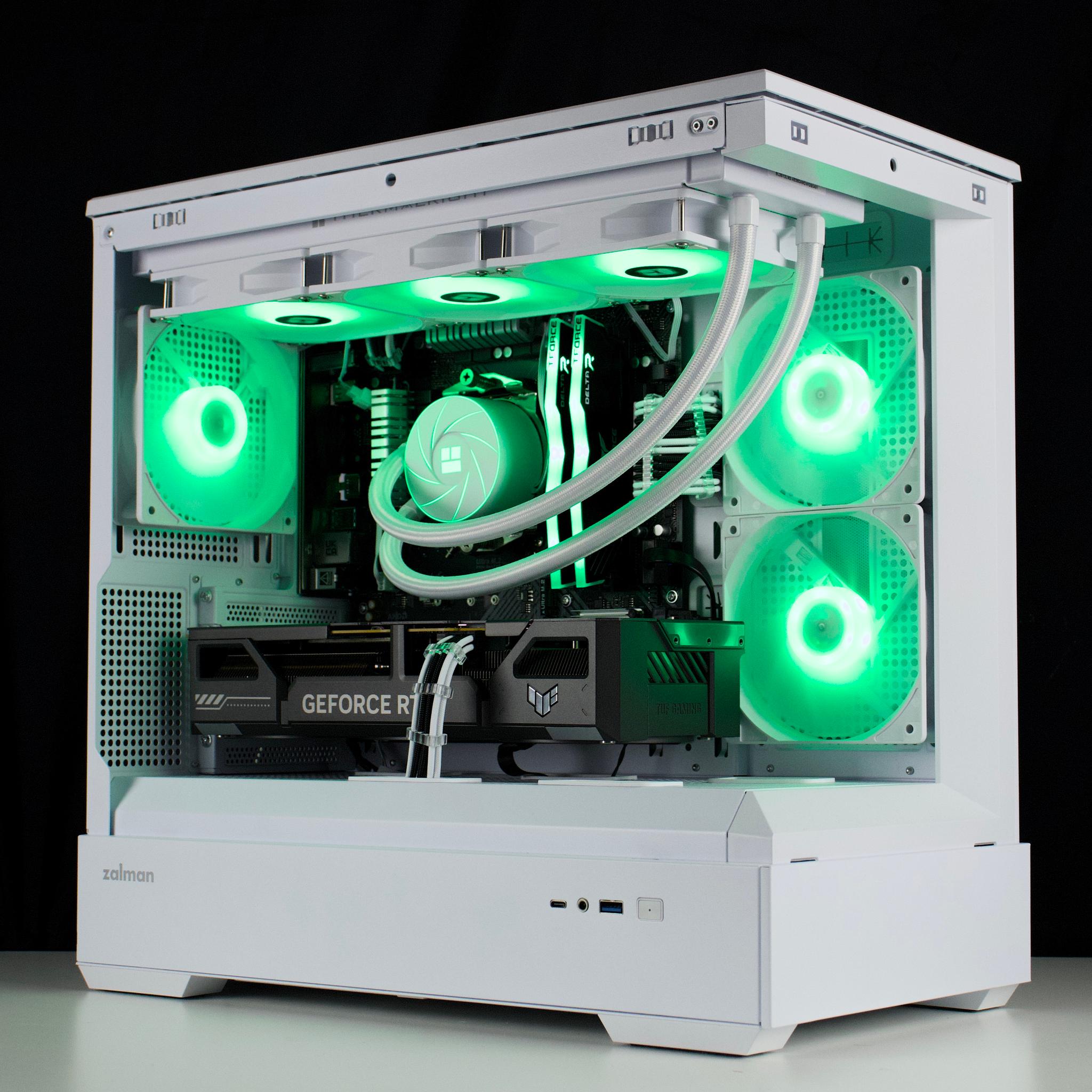 🧊❄️🧊 White Gaming PC – RTX 5060, Ryzen 5 5600, 16GB RAM, 1TB SSD - WiFi 🧊❄️🧊