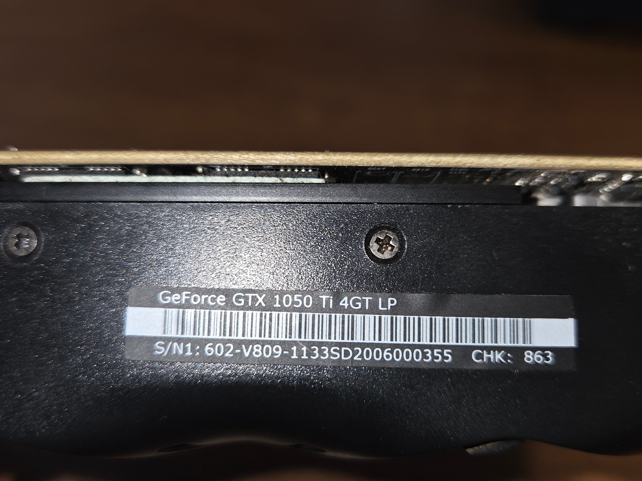 MSI GTX 1050 TI 4GT LP