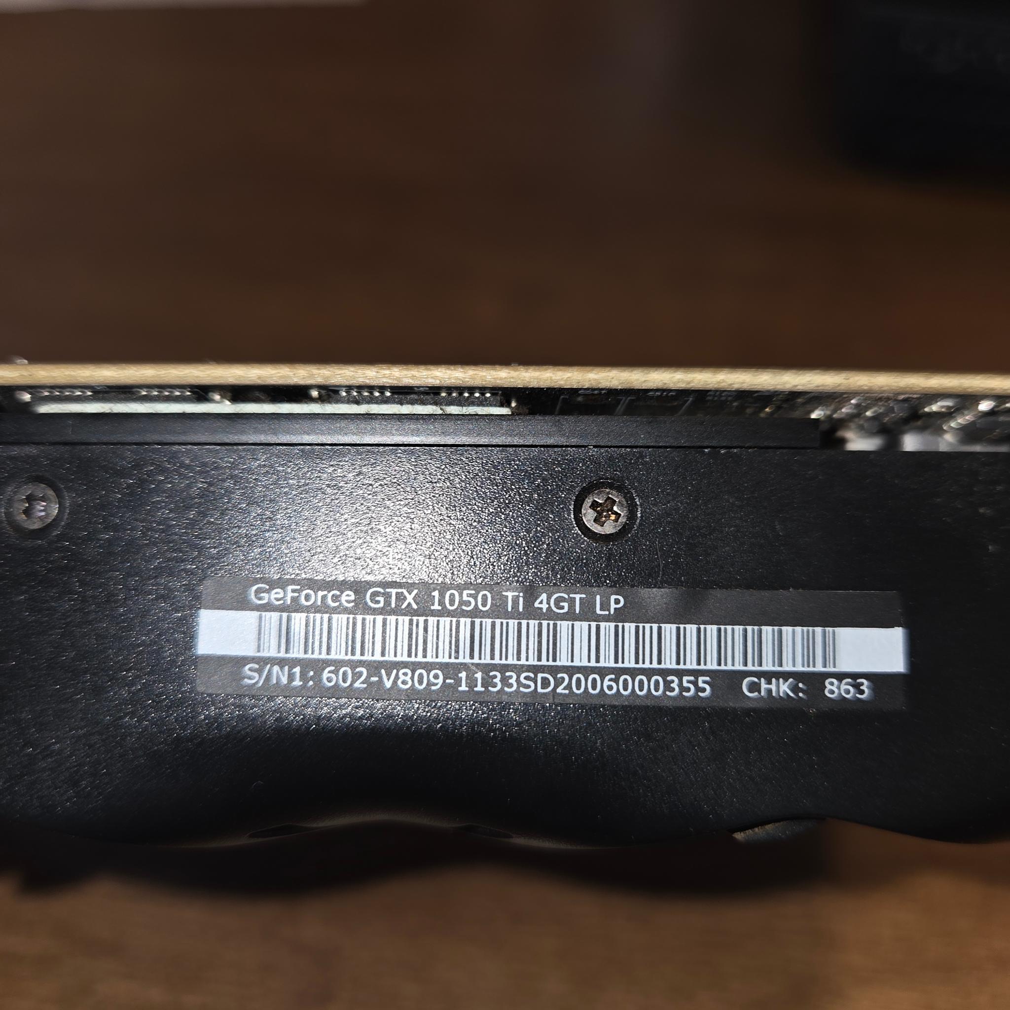 MSI GTX 1050 TI 4GT LP